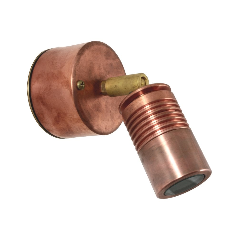 Hunza Pure LED Euro Wall Spot Retro - Copper - Mains