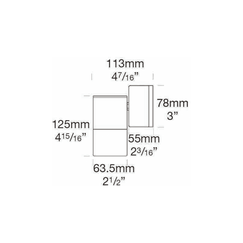 Hunza Pure LED Pagoda Light Retro - Copper - Mains