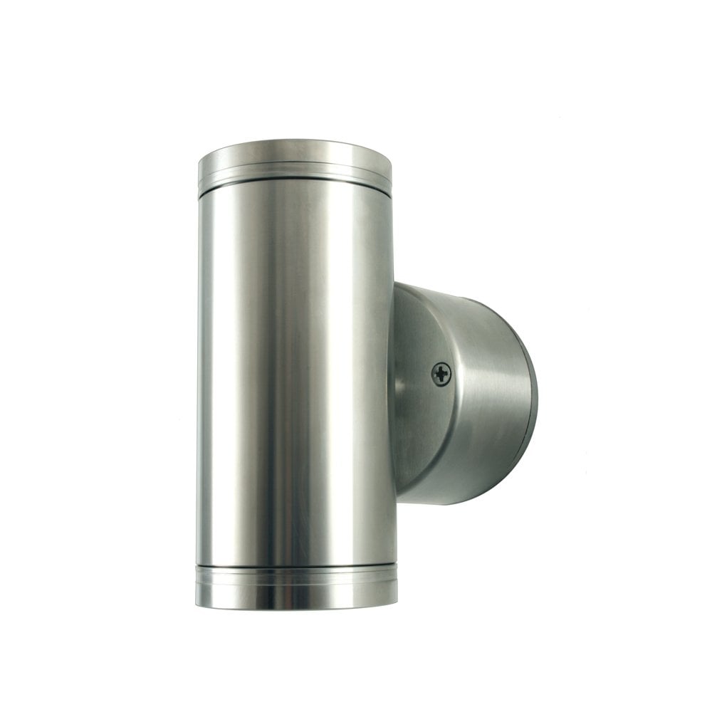 Hunza Pure LED Pillar Light Retro - Stainless Steel - Mains