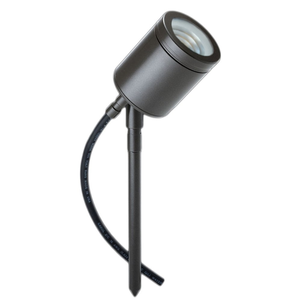 Hunza Pure LED Spike Spot Adjustable - Powder Coat - Low Voltage