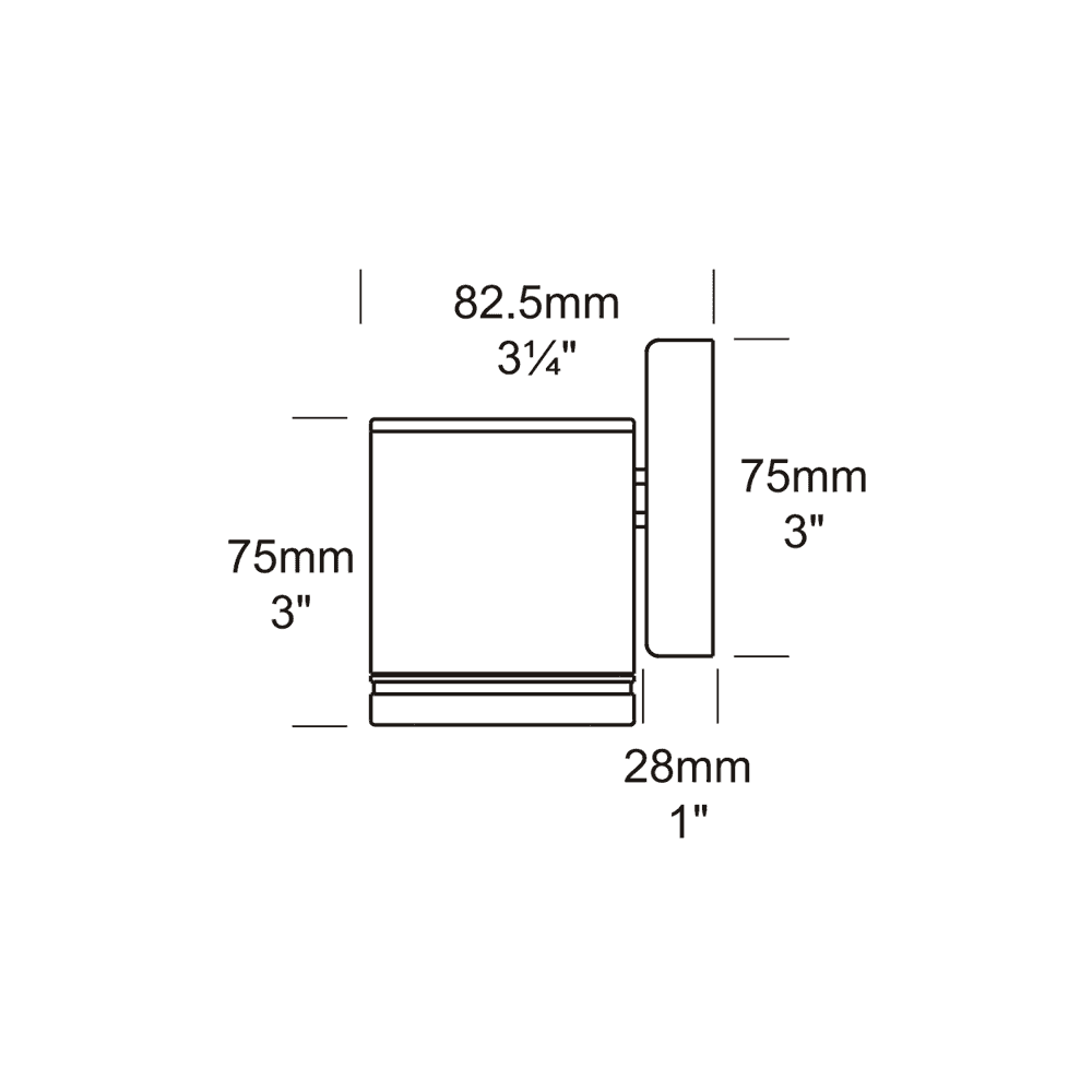 Hunza Down Light - Stainless Steel - Low Voltage