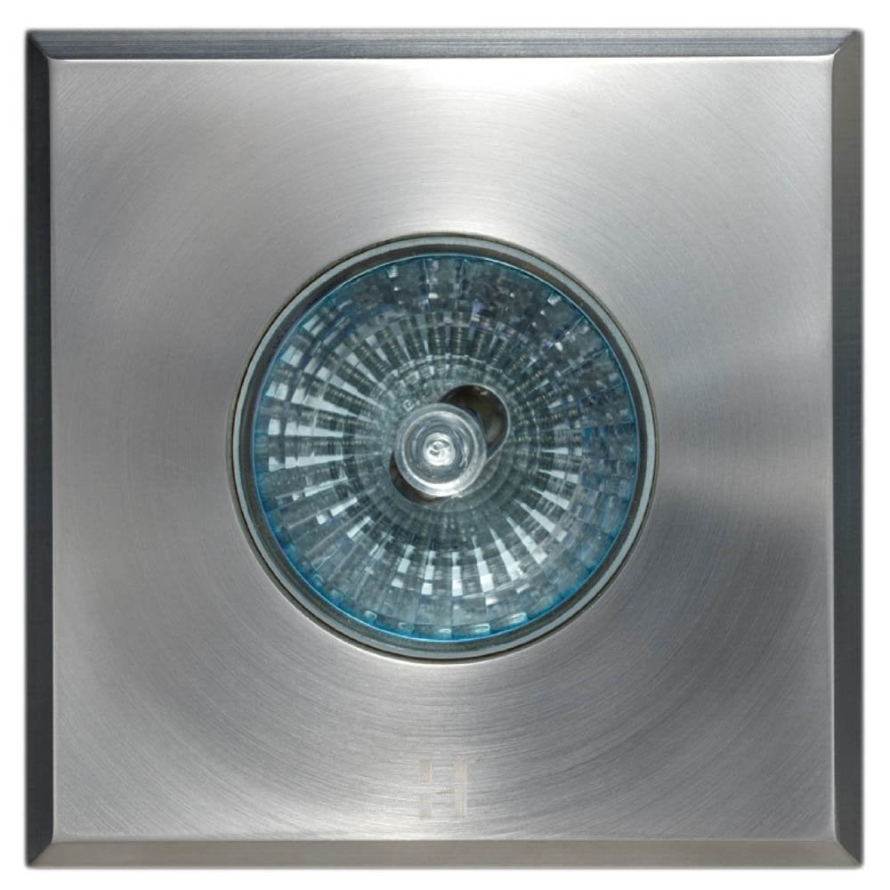 Hunza Floor Light Square GU10 - Stainless Steel - Mains