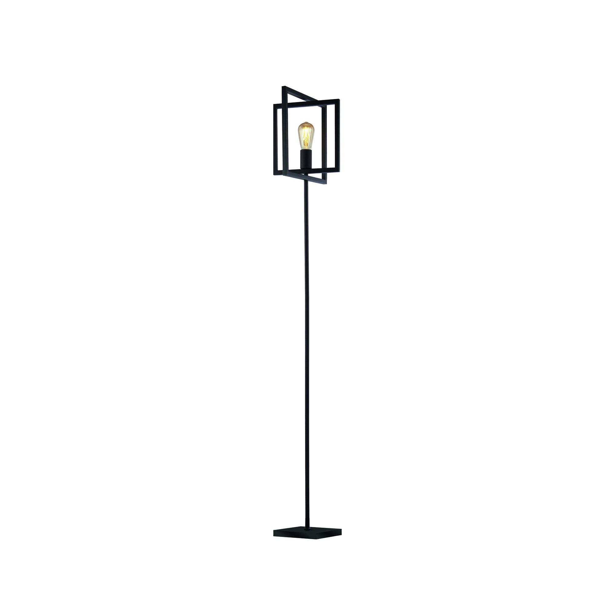 Searchlight Pickwick Adjustable Floor Lamp - Matt Black