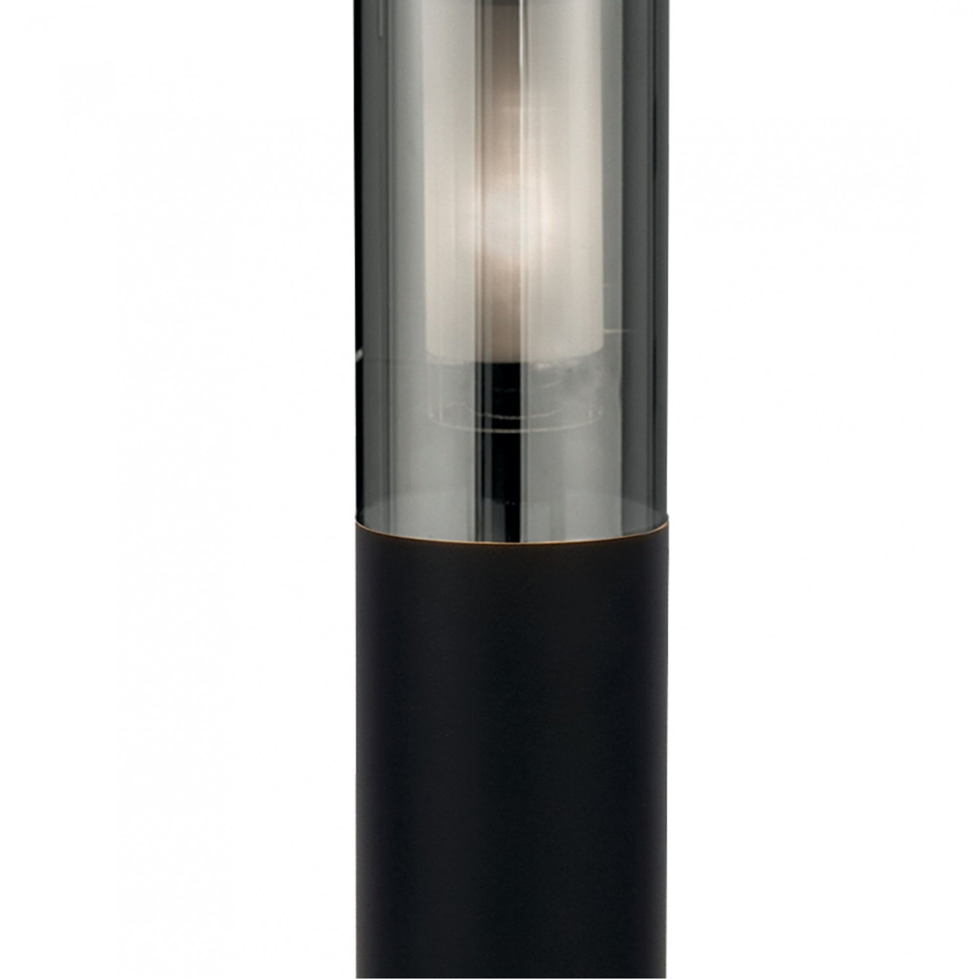 Searchlight Barnet 900mm Outdoor IP44 Post - Black & Smoked Diffuser
