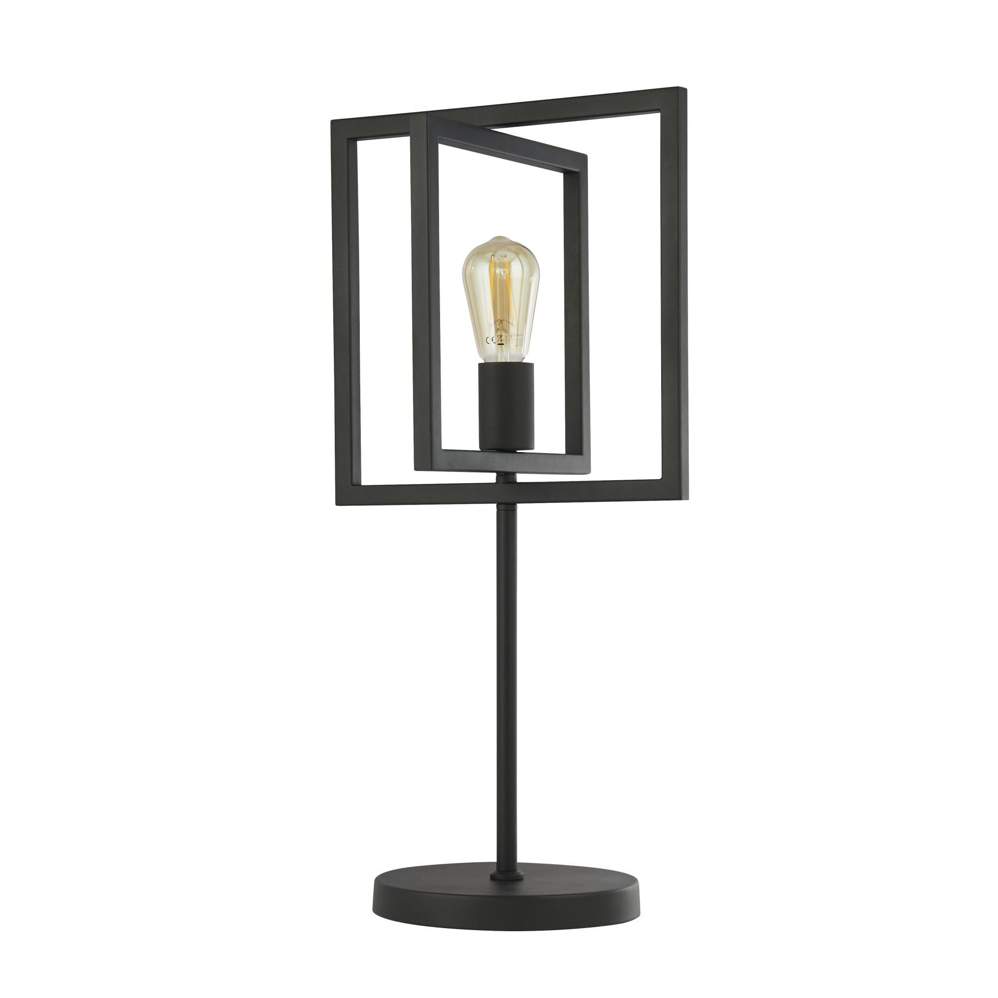 Searchlight Pickwick Adjustable Table Lamp - Matt Black