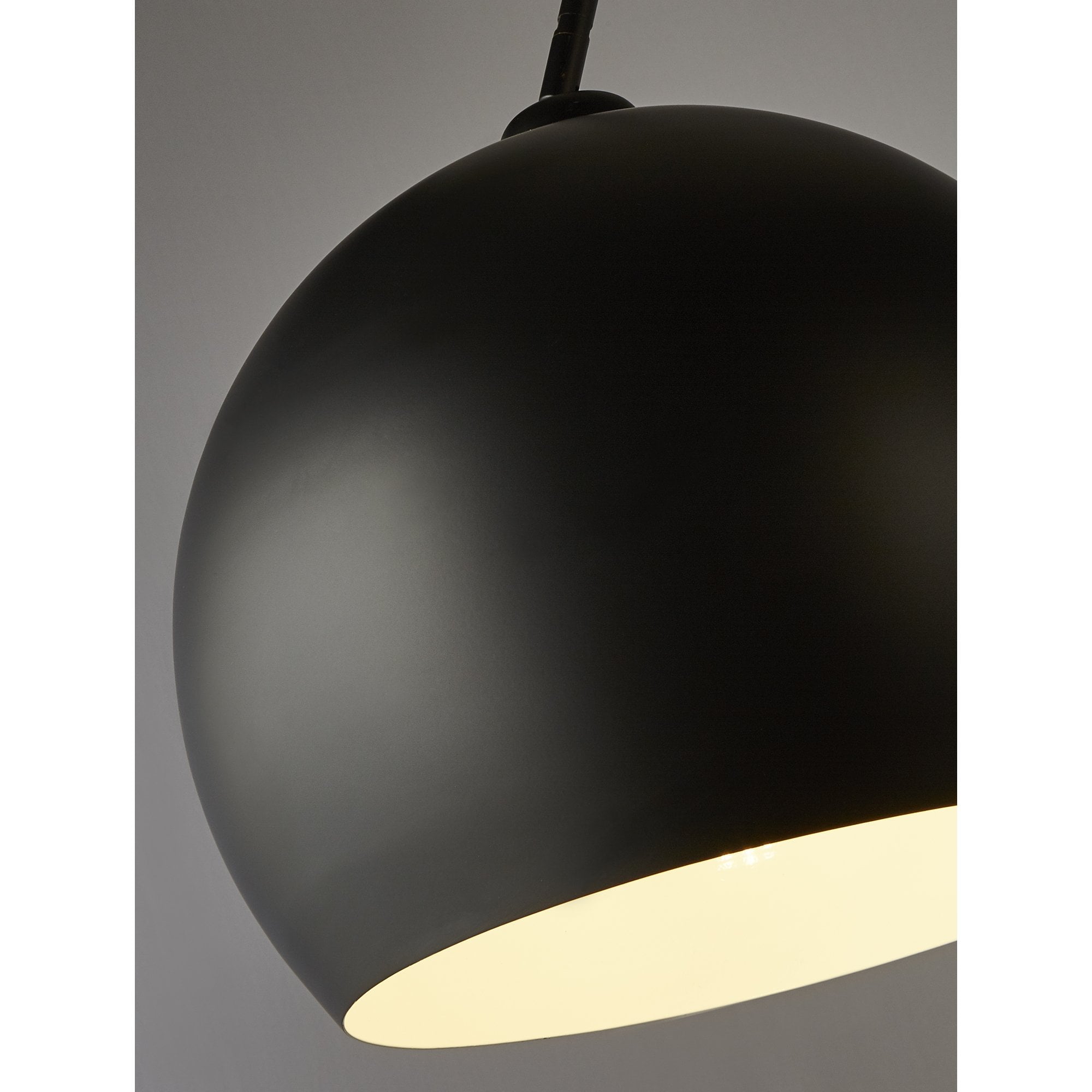 Searchlight Garswood Giant Arc Floor Lamp - Matt Black