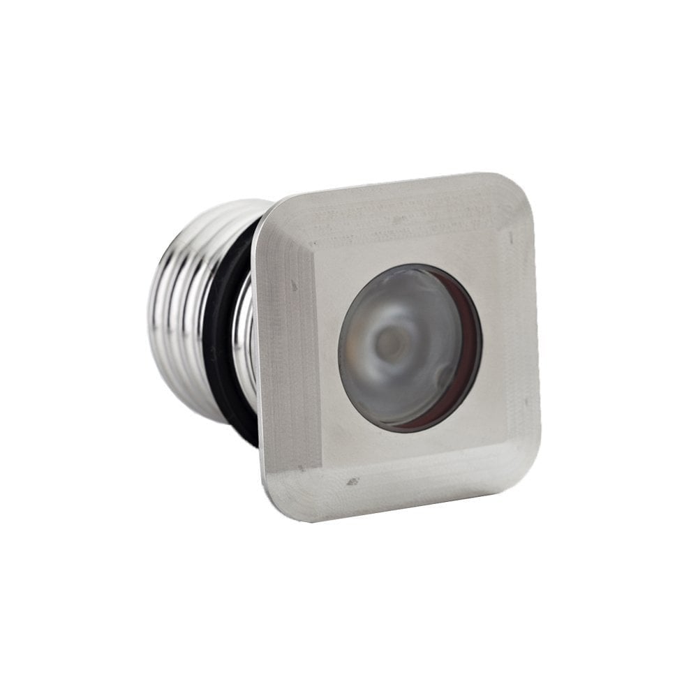 LuxR M1 Square Recessed - Stainless Steel - Low Voltage