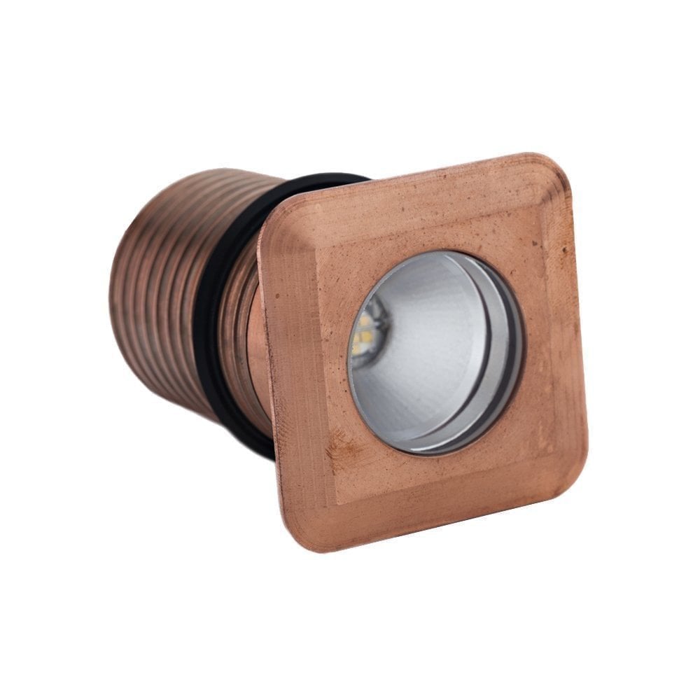 LuxR M2 Square Recessed - Copper - Low Voltage