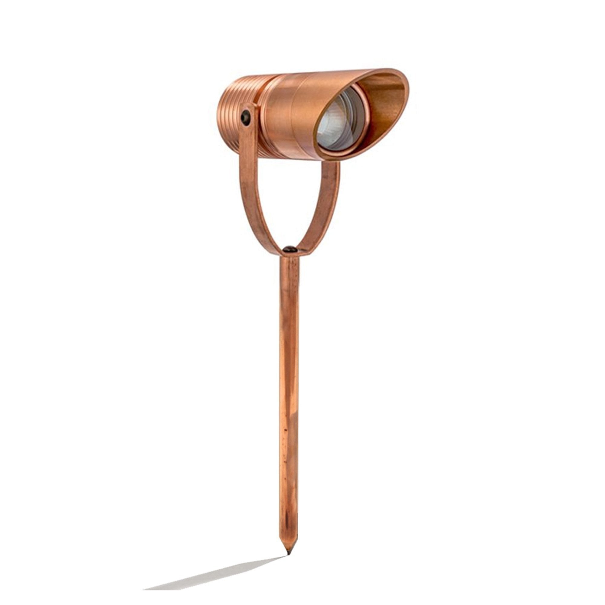 LuxR M4 Spike Spot with Glare Guard - Copper - Low Voltage