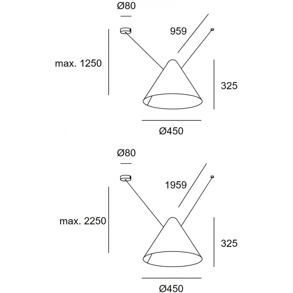 LedsC4 Super Attic V Pendant