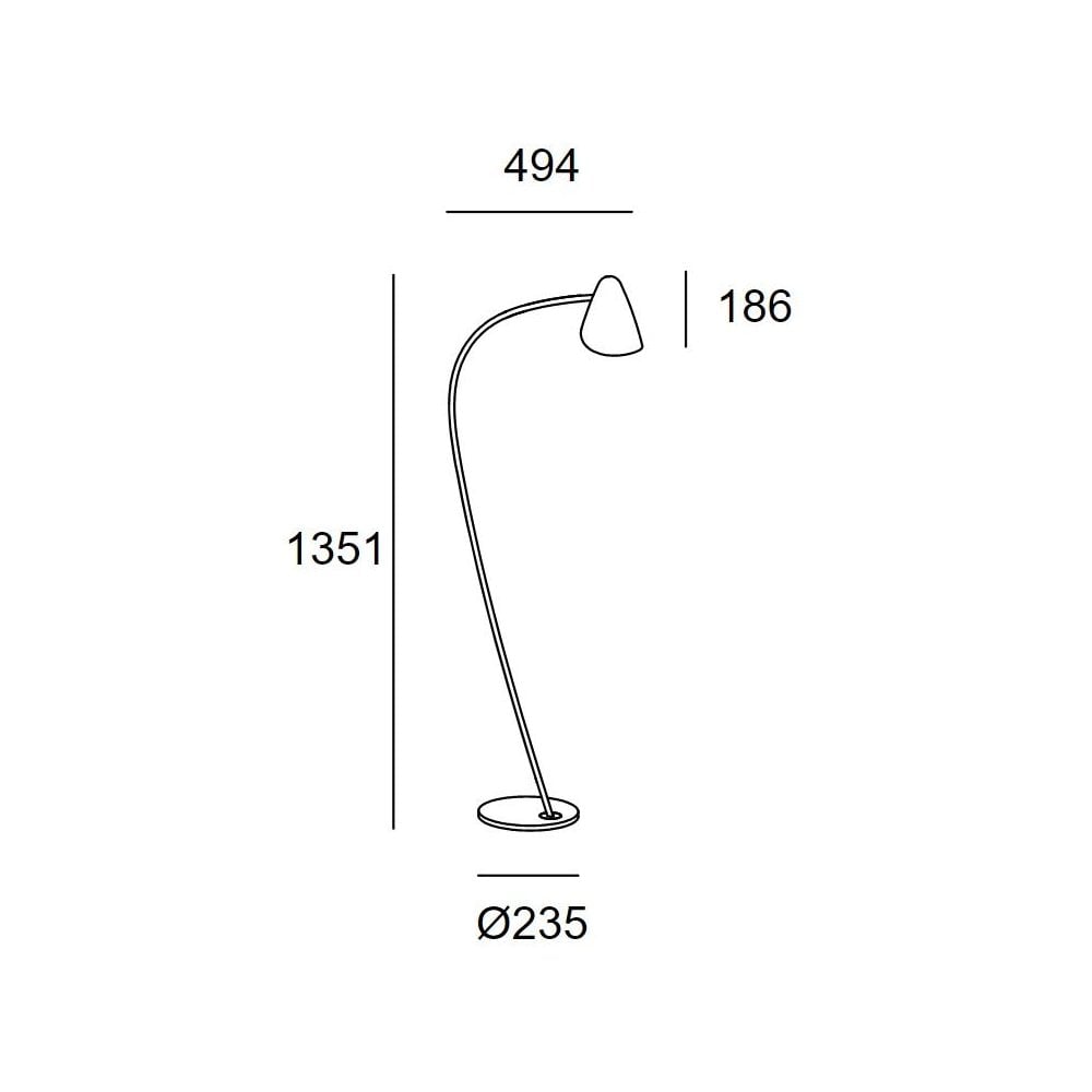 LedsC4 Organic Floor Lamp