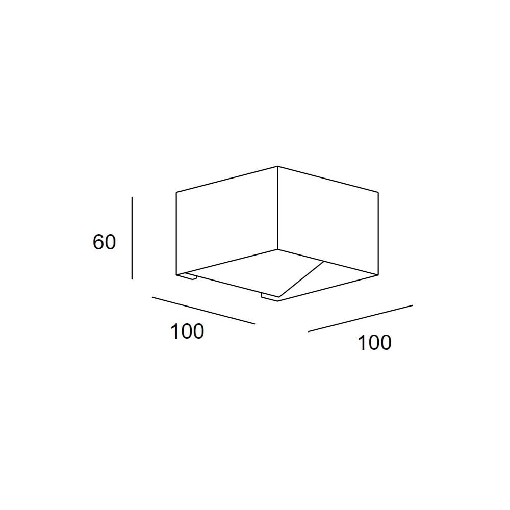 LedsC4 Jet Rectangular Wall Light
