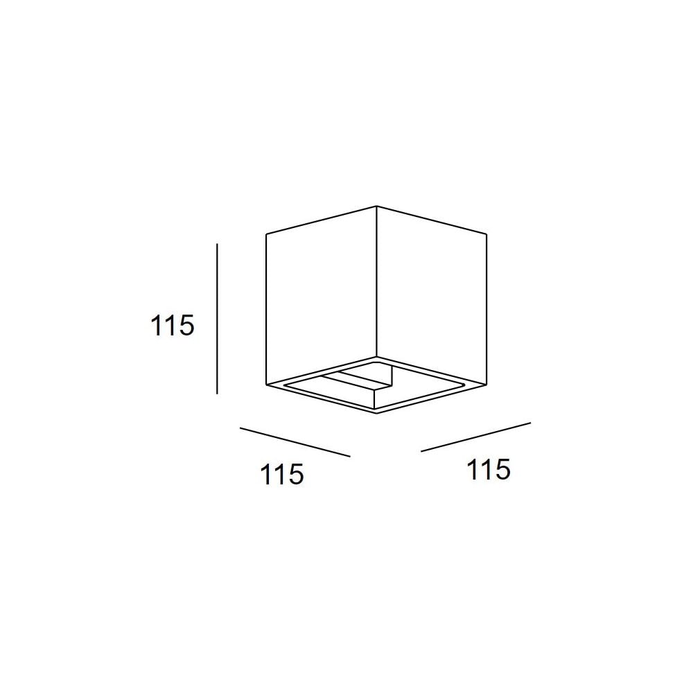 LedsC4 Ges Deco Square Wall Light