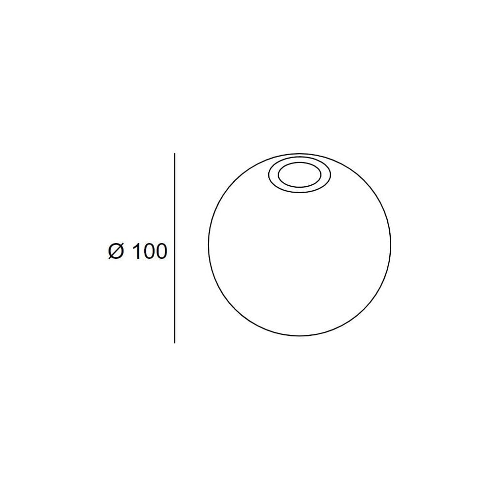 LedsC4 Candle Tinted Glass Diffuser - Shade Only