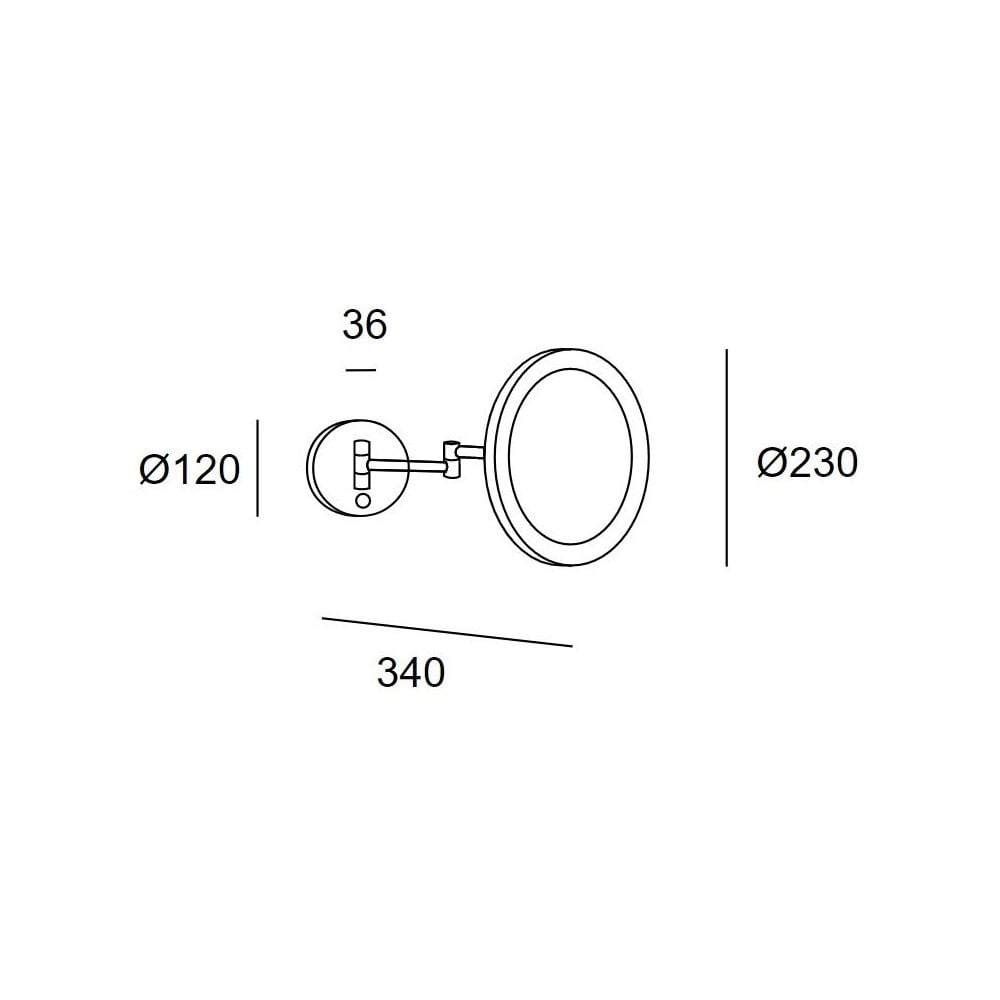 LedsC4 Reflex Round Mirror