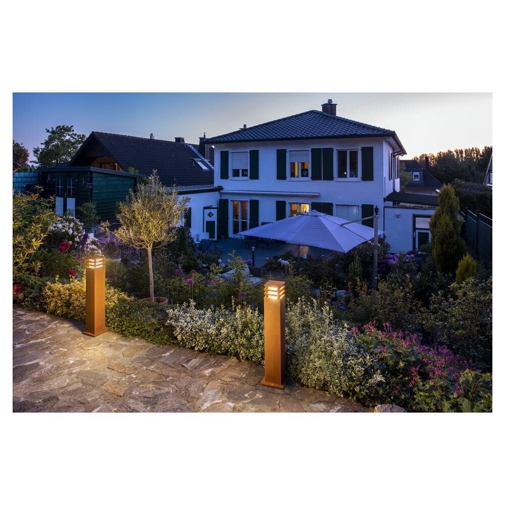 SLV Rusty Square 70 LED Bollard