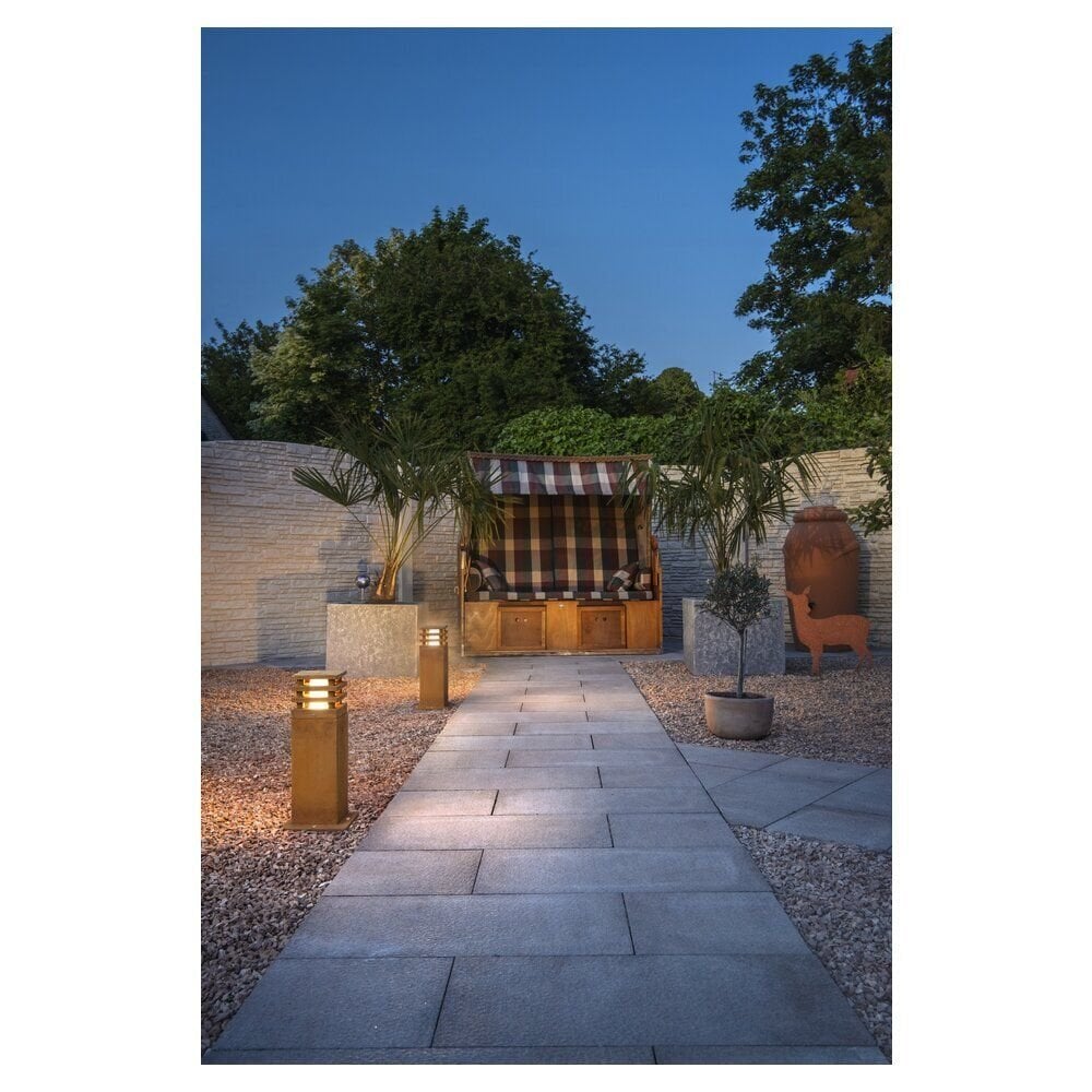 SLV Rusty Square 40 LED Bollard
