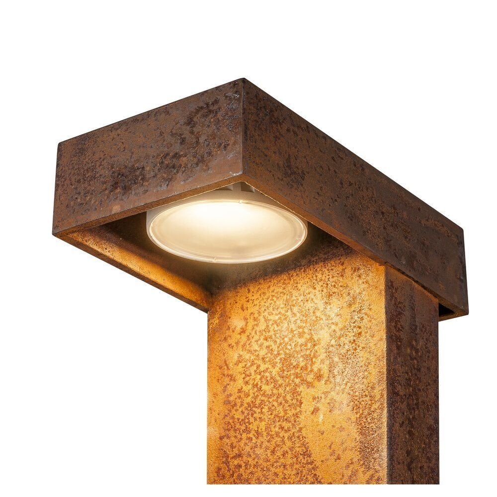 SLV Rusty Pathlight 40 LED Bollard