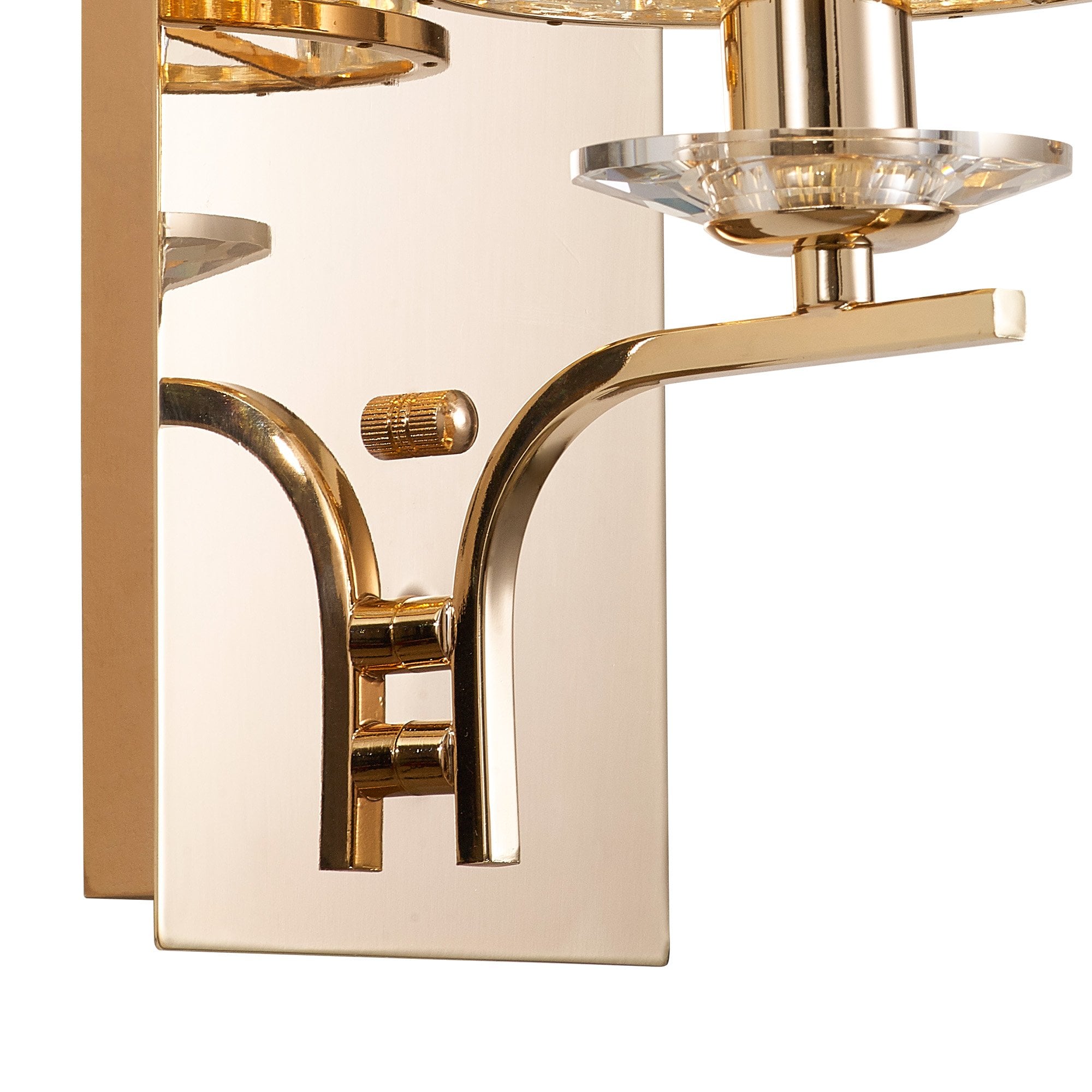 Diyas Vivienne 1 Light Wall Lamp - French Gold & Crystal