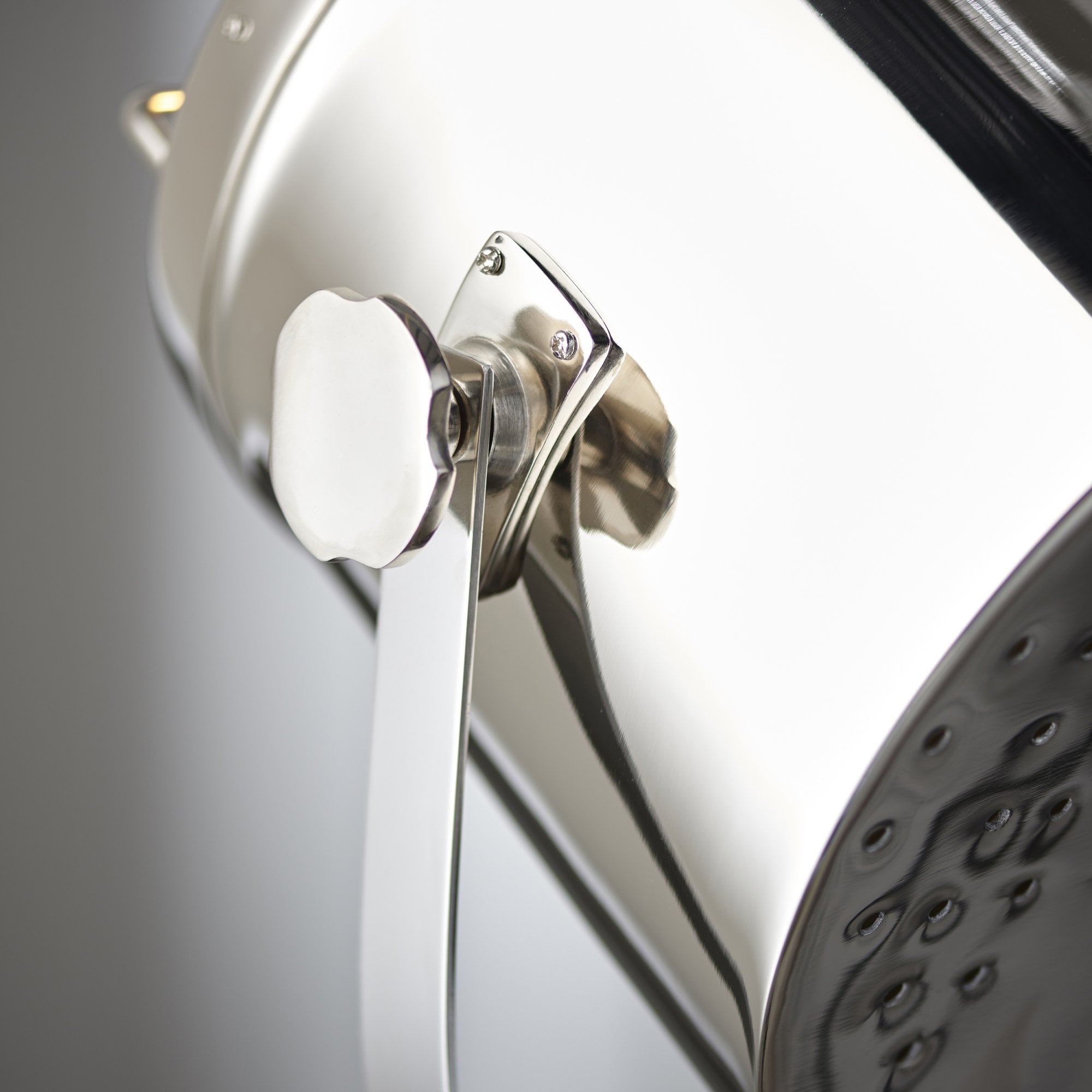 Endon Nautical Single Light Floor Lamp - Polished Nickel Plate & Matt Black