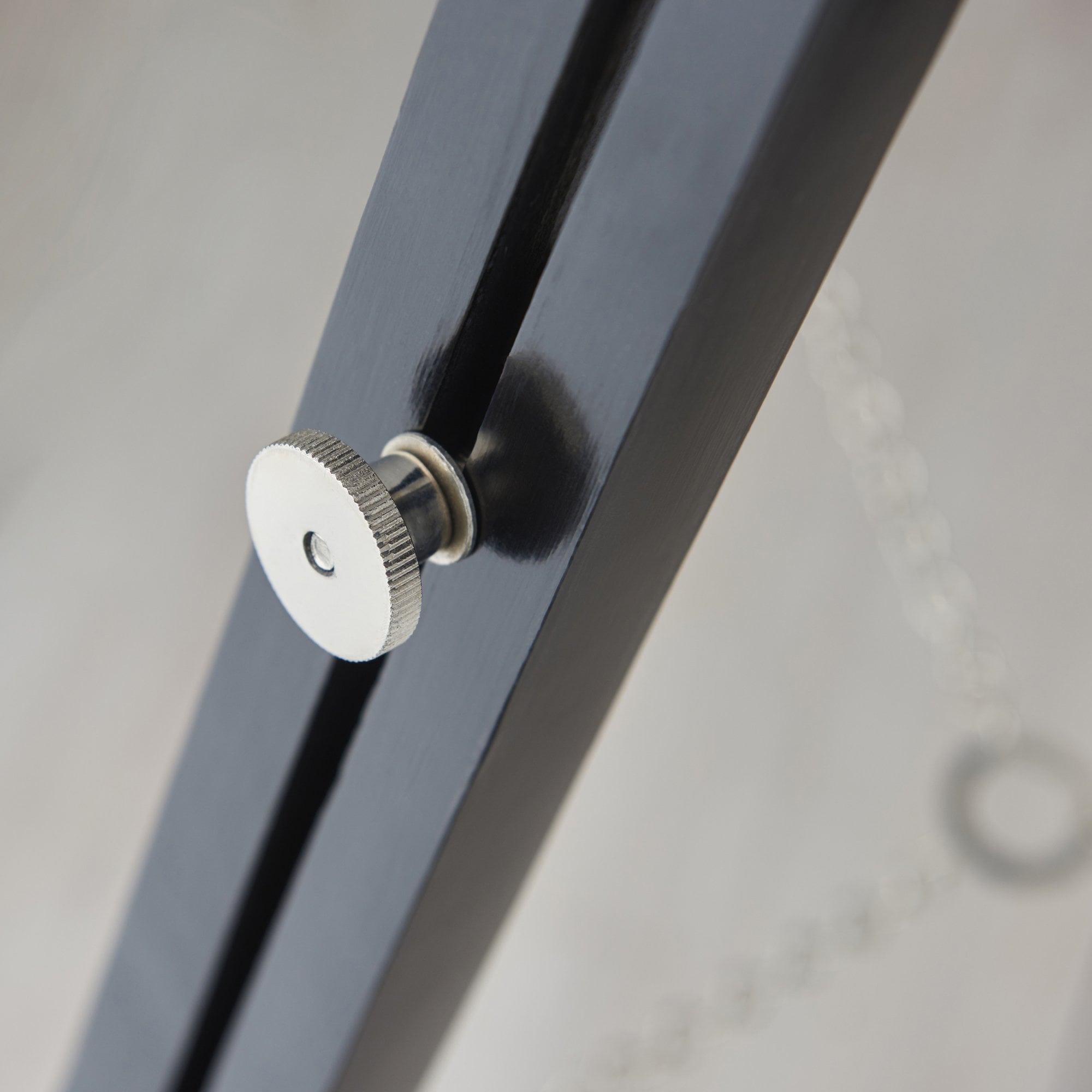 Endon Nautical Single Light Floor Lamp - Polished Nickel Plate & Matt Black