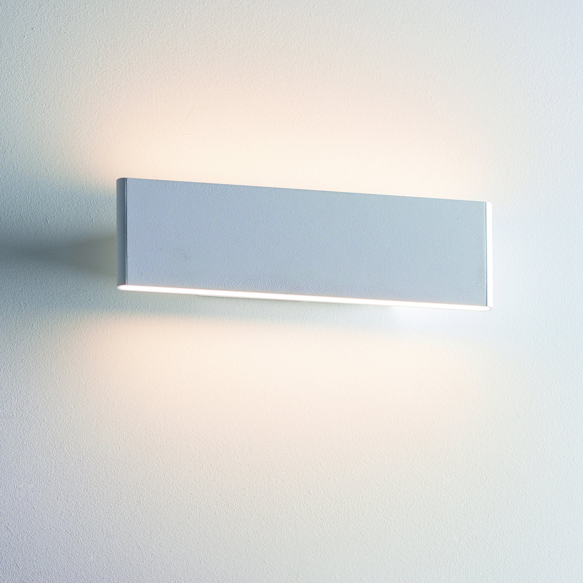 Endon Bodhi Led Wall Fitting - Textured Matt White Paint & Frosted Acrylic - 285mm