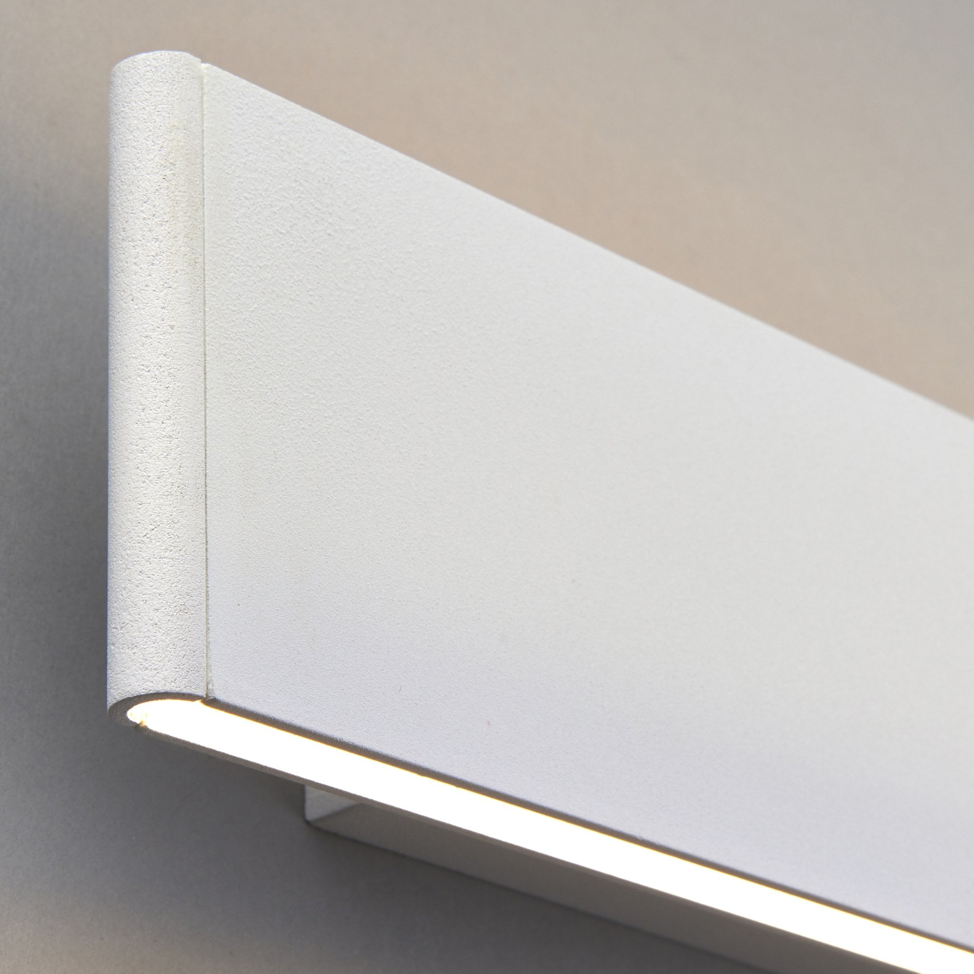 Endon Bodhi Led Wall Fitting - Textured Matt White Paint & Frosted Acrylic - 285mm