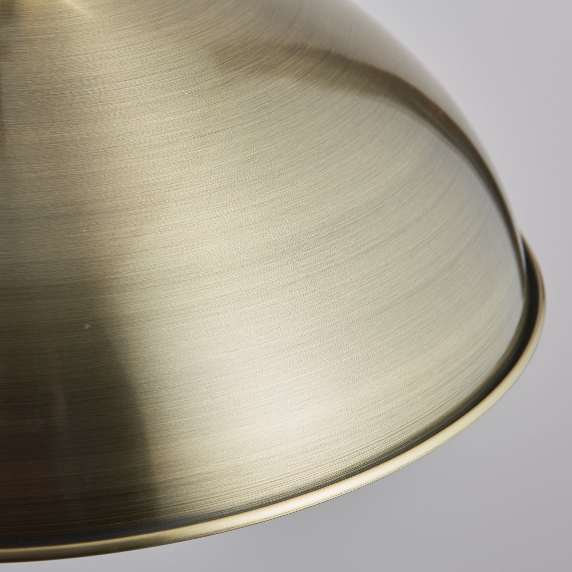 Endon Polka Single Light Pendant - Antique Brass Plate