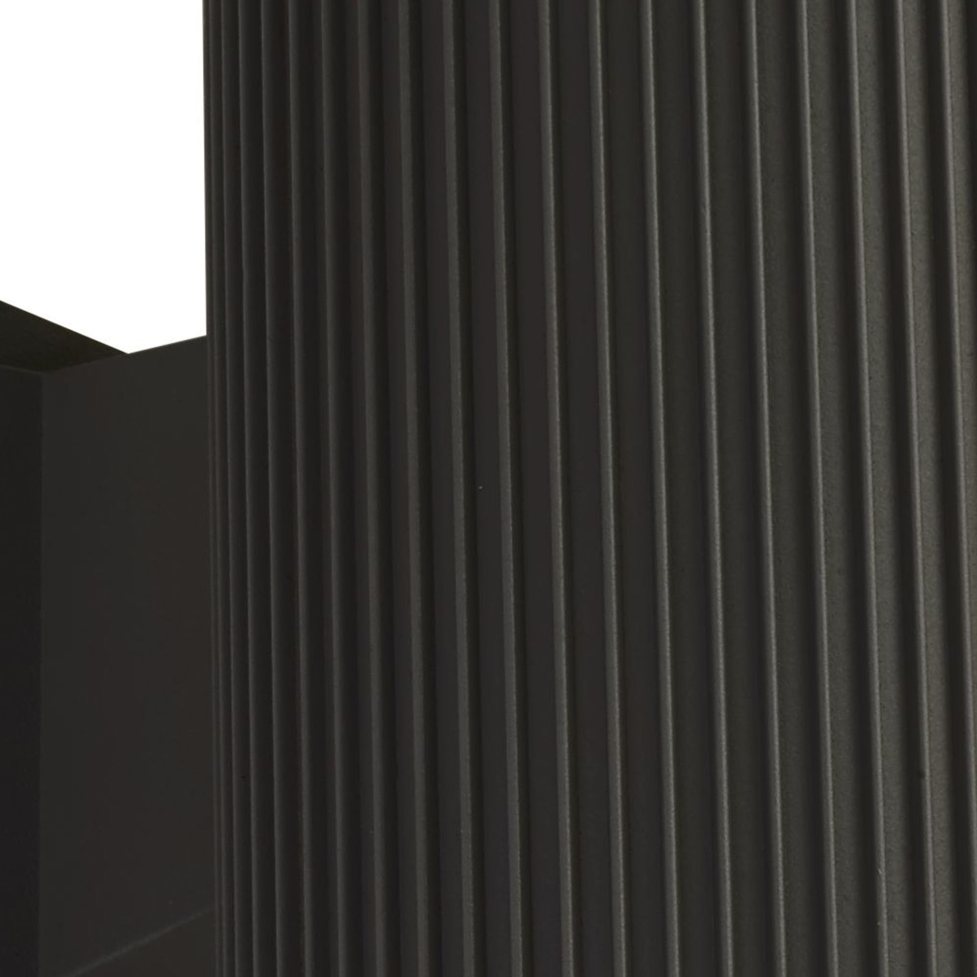 Searchlight Hallman 2 Light Outdoor Wall Light - Black with Clear Glass Diffuser