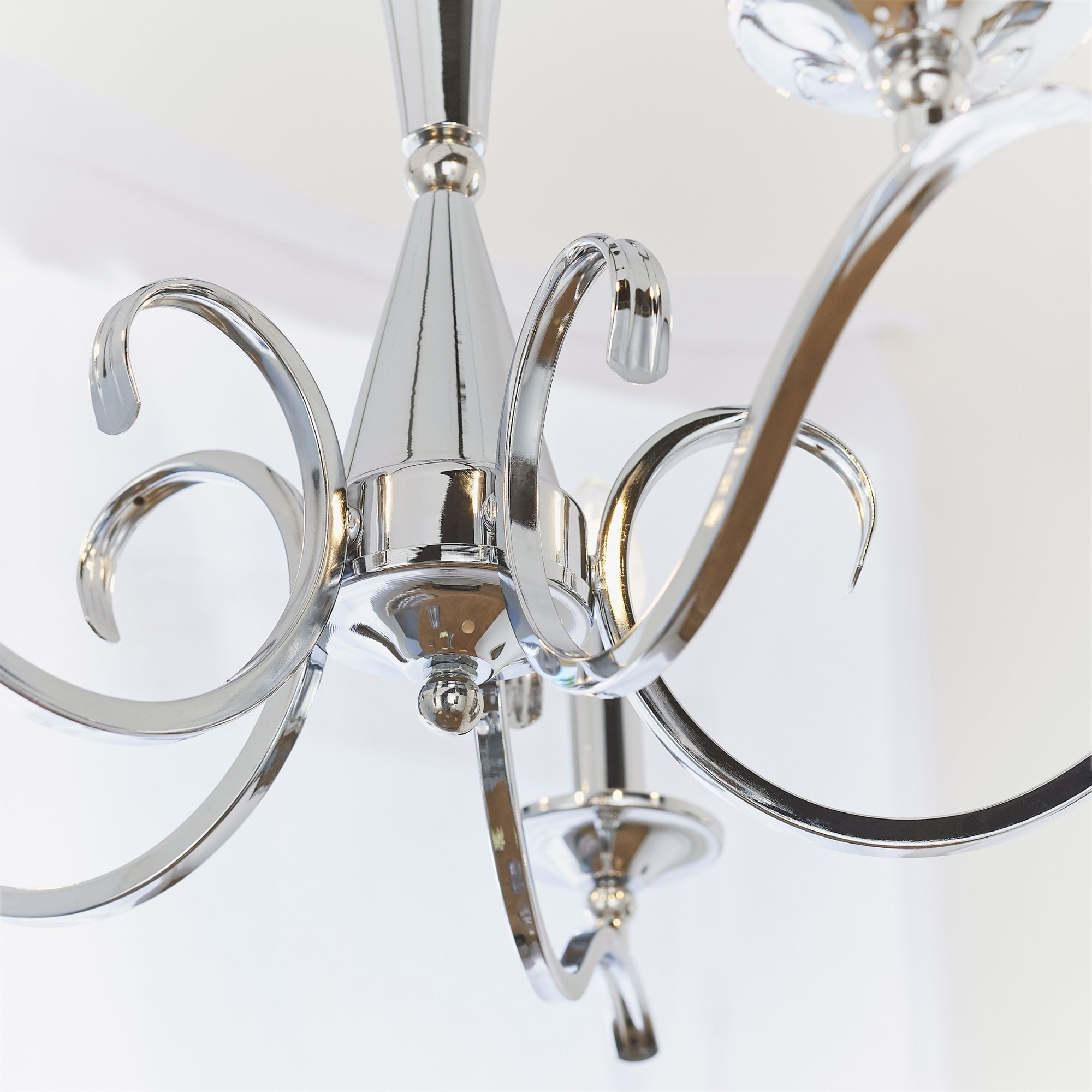 Endon Kora 5 Light Pendant - Chrome Plate