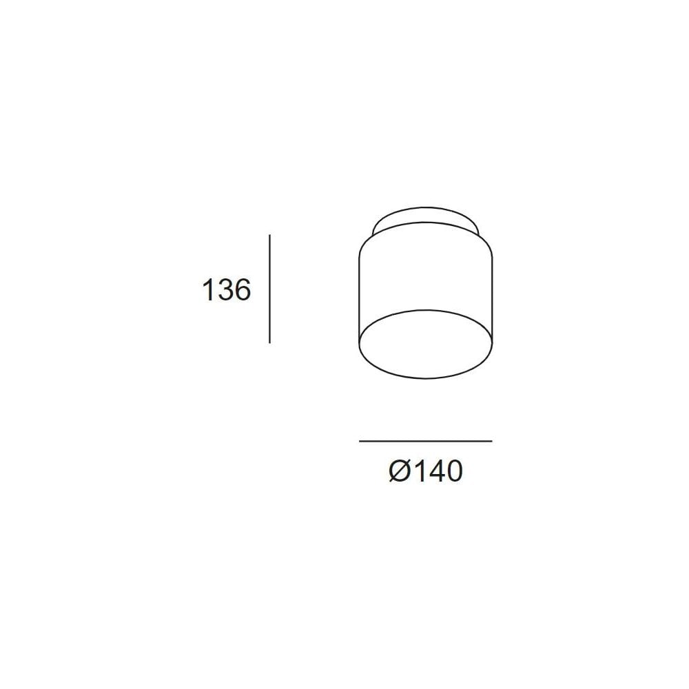 LedsC4 Spark 140mm Single Flush Ceiling Light