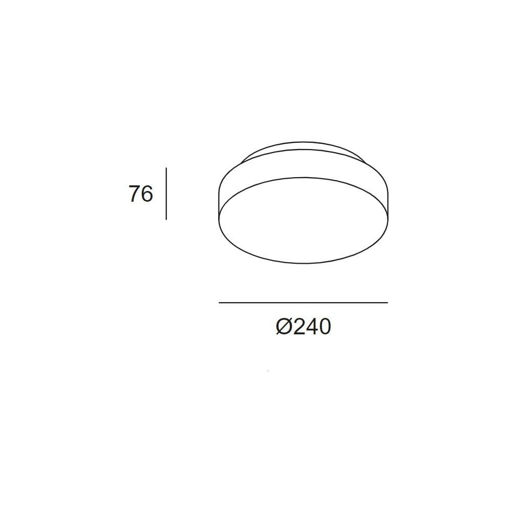LedsC4 Spark 240mm Single Flush Ceiling Light