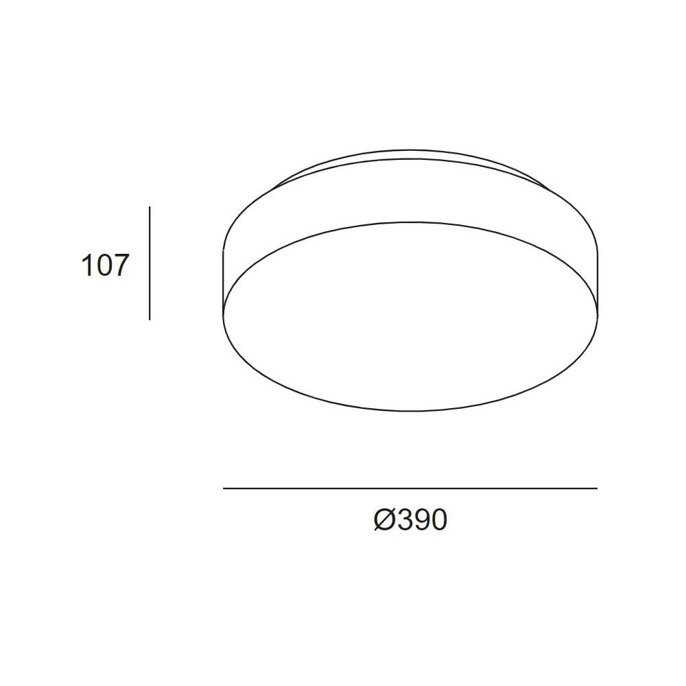 LedsC4 Spark 390mm Single Flush Ceiling Light