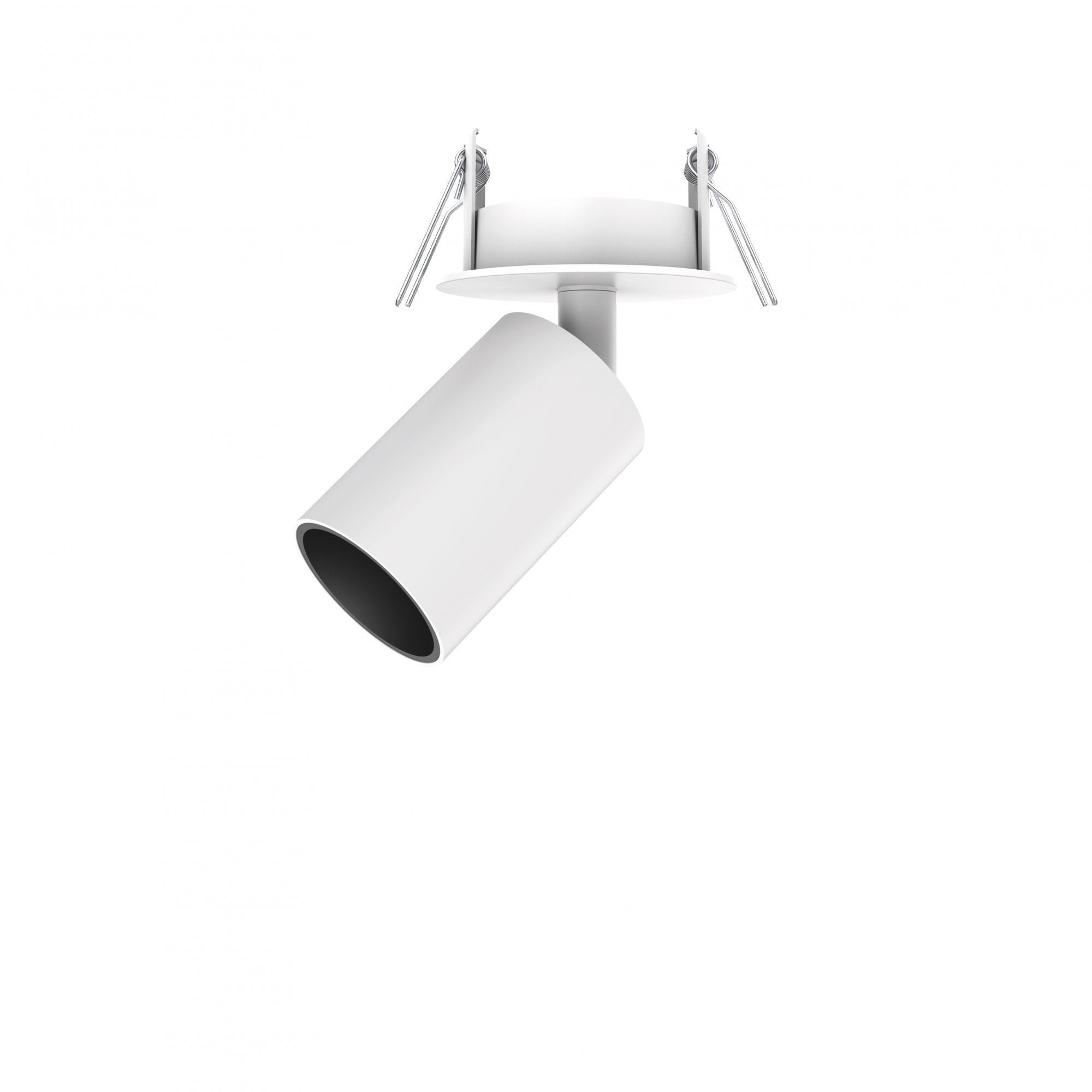 Collingwood 1901 Rotatable Spotlight Semi Recessed Mounted - White Housing/Black Baffle