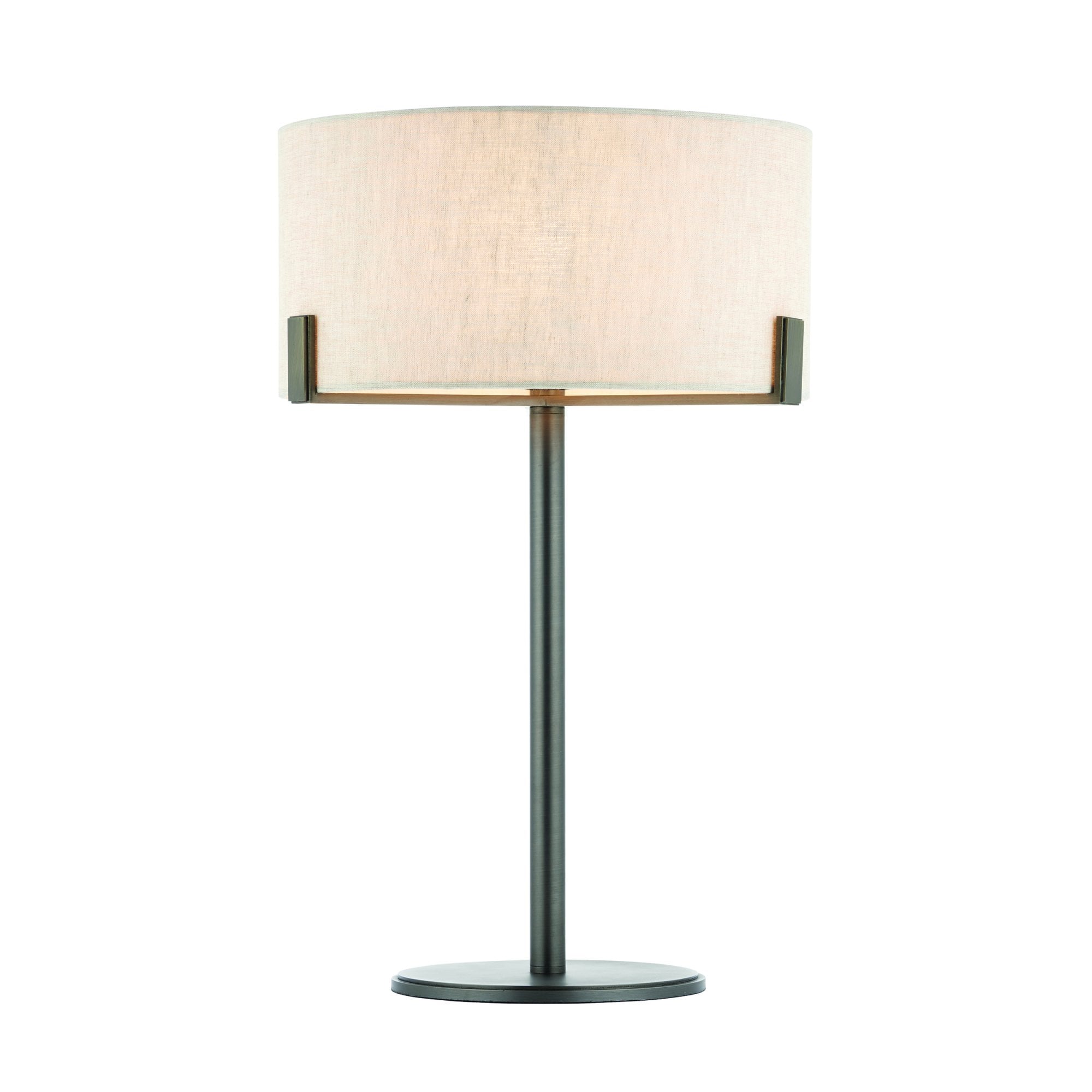 Endon Hayfield Table Lamp - Neutral Linen
