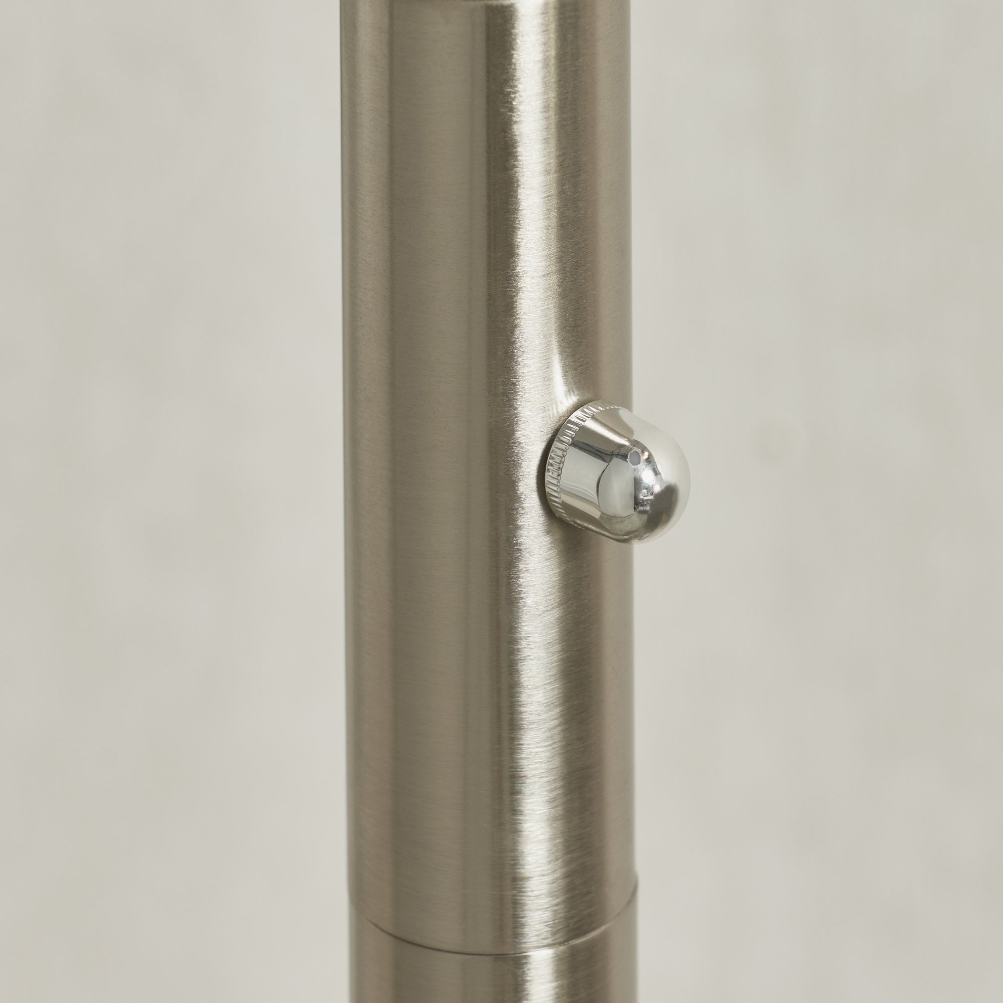 Endon Jaspa 3 Light Floor Lamp - Satin Nickel Plate & White Glass