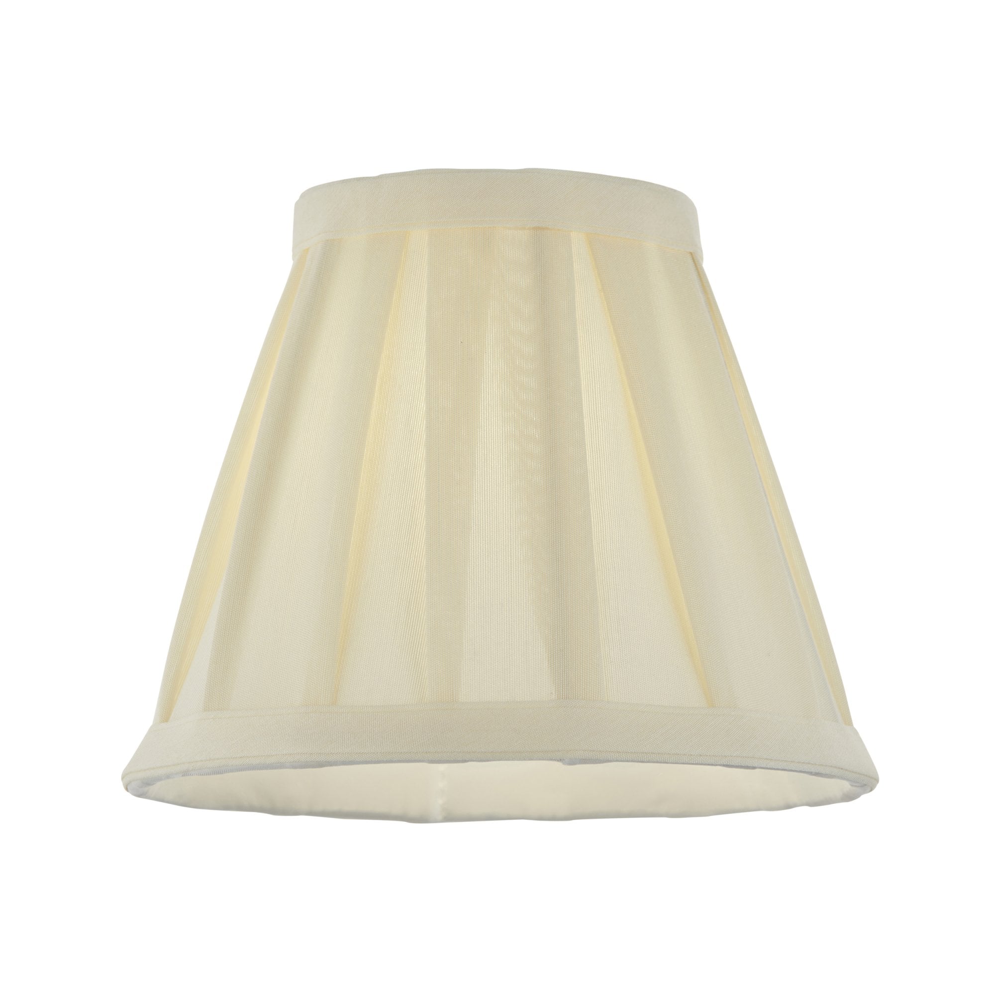 Endon Carla 6" Tapered Cylinder Single Light Shade - Cream Fabric - Shade Only