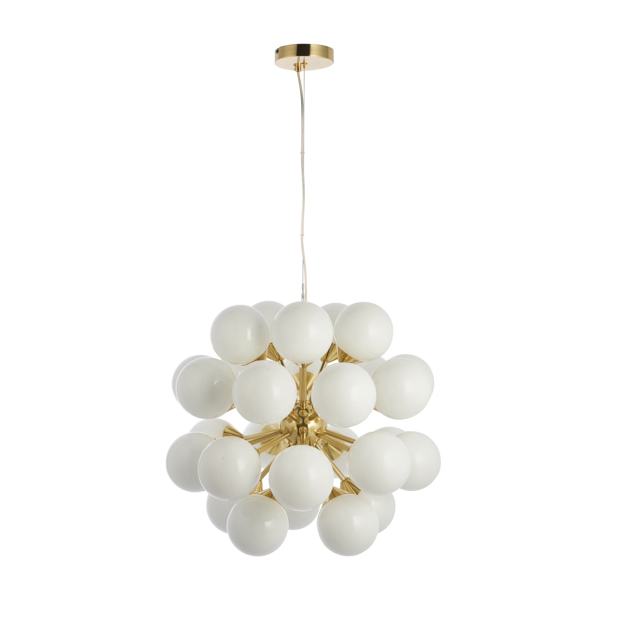 Endon Oscar 28 Light Pendant - Brushed Brass