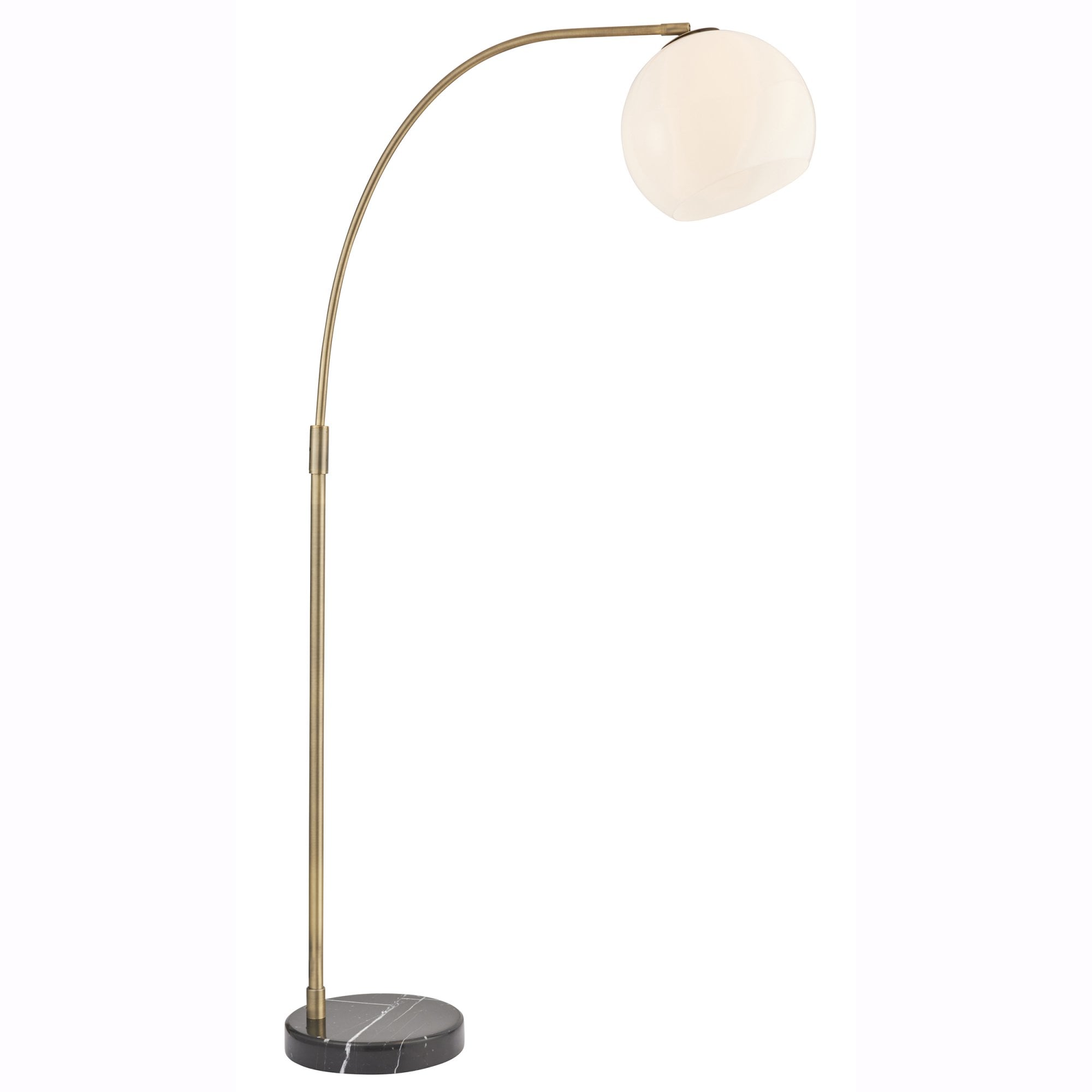 Endon Otto Floor Lamp - Black Marble Base
