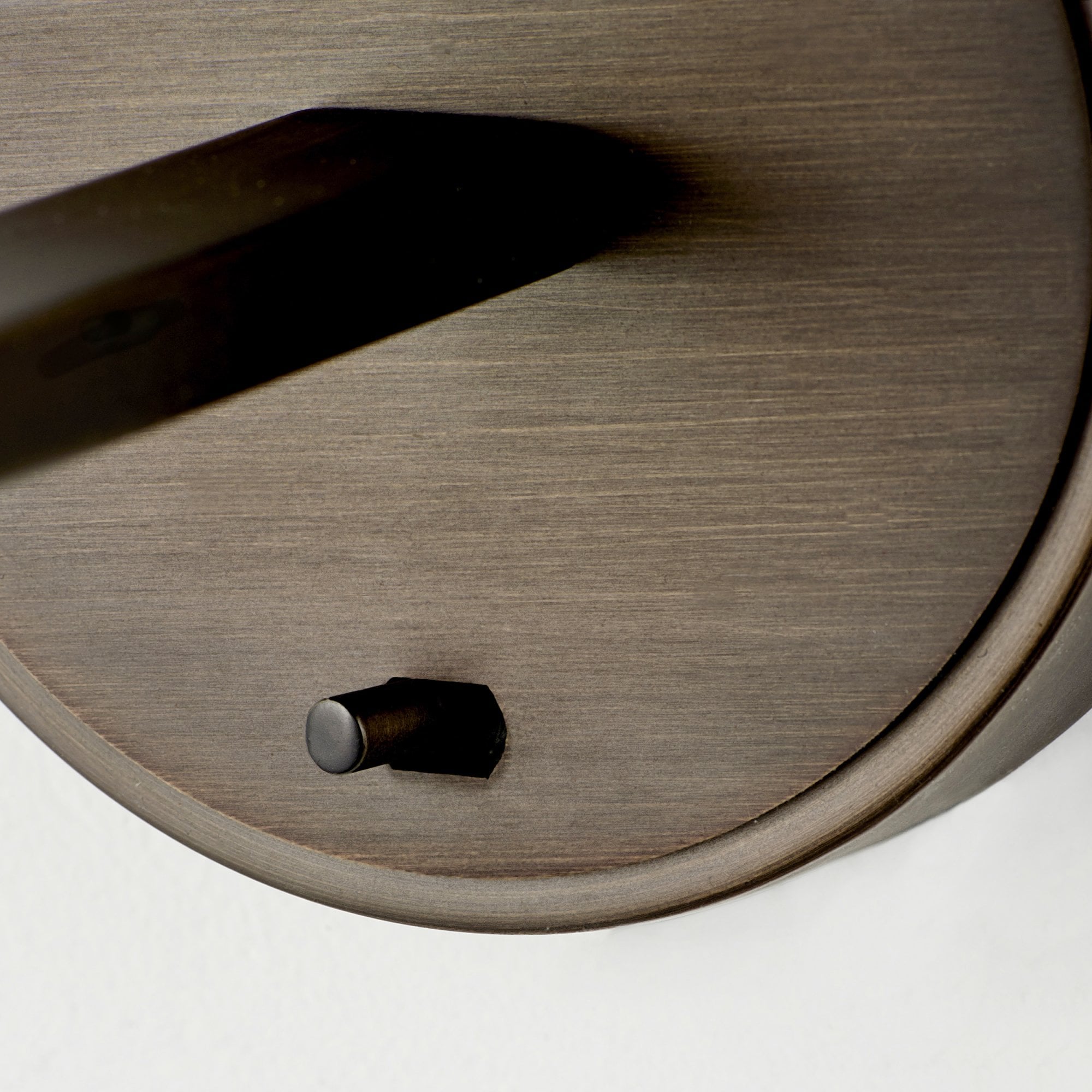 Endon Daley Single Light Wall Light -Antique Bronze Plate & Marble Fabric