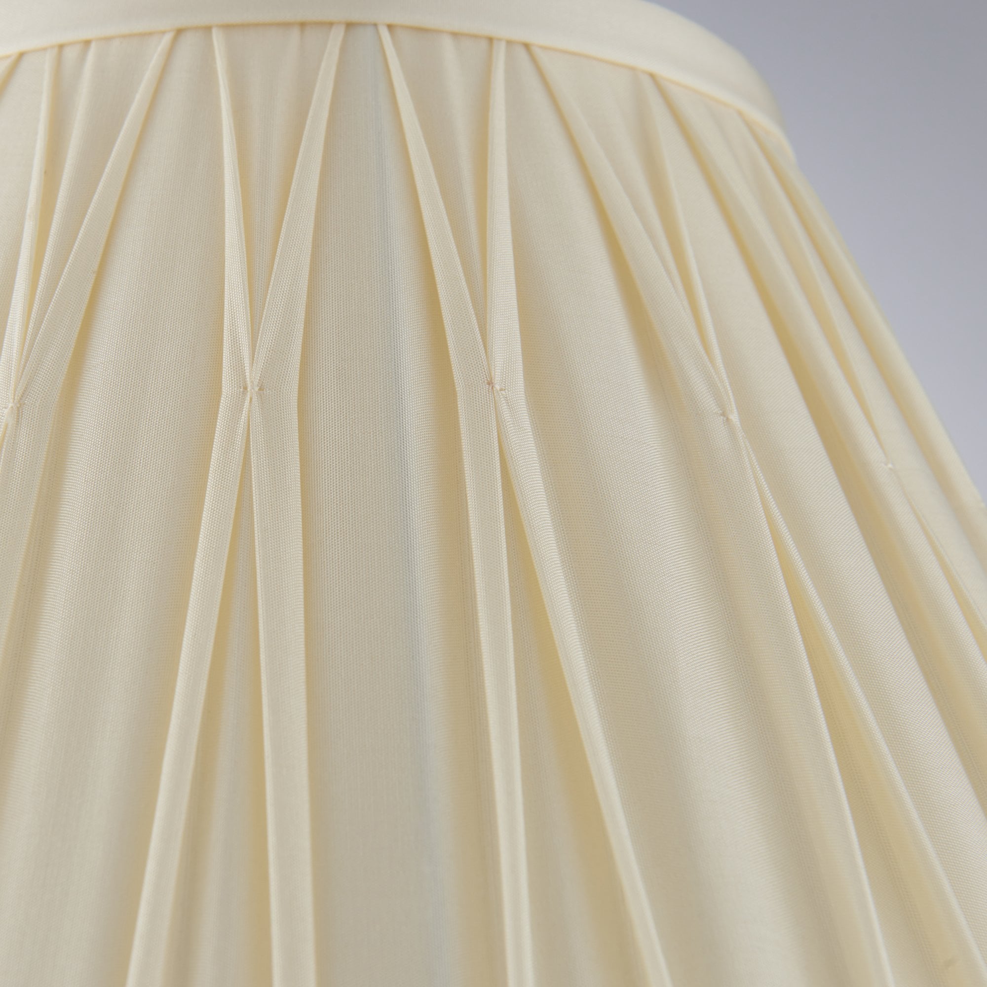 Endon Chatsworth 12" Single Light Shade - Ivory Silk - Shade Only