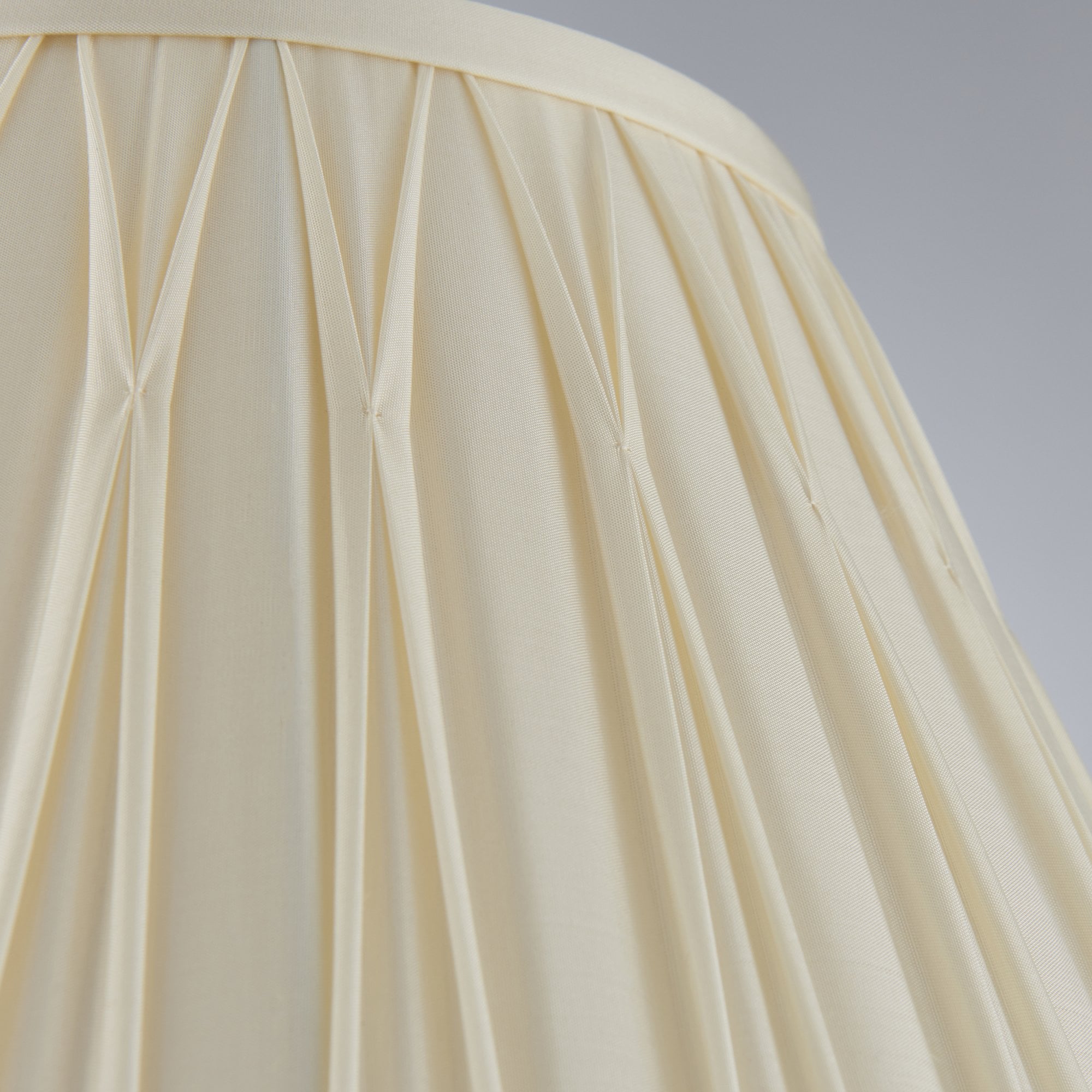 Endon Chatsworth 14" Single Light Shade - Ivory Silk - Shade Only