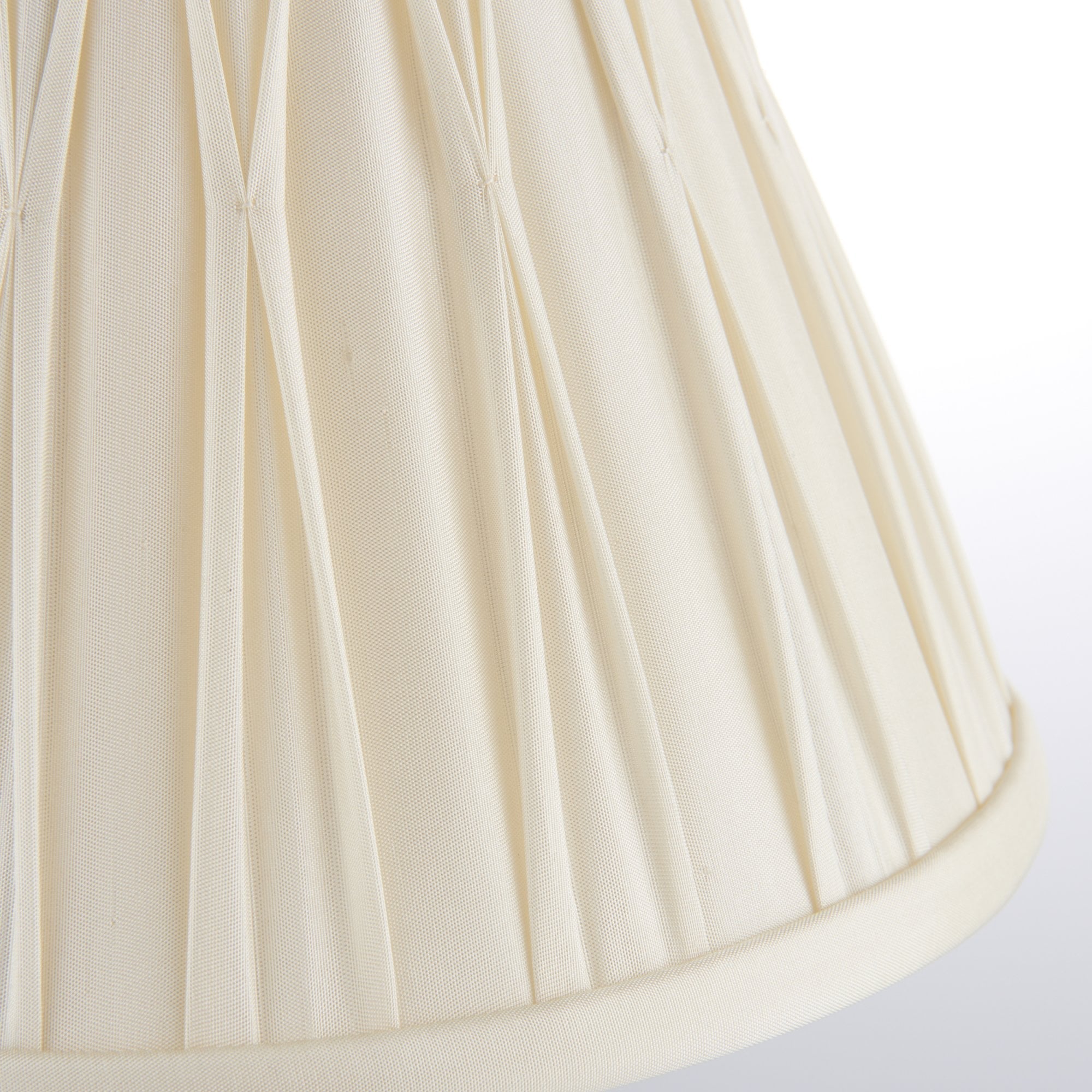 Endon Chatsworth 8" Single Light Shade - Ivory Silk - Shade Only