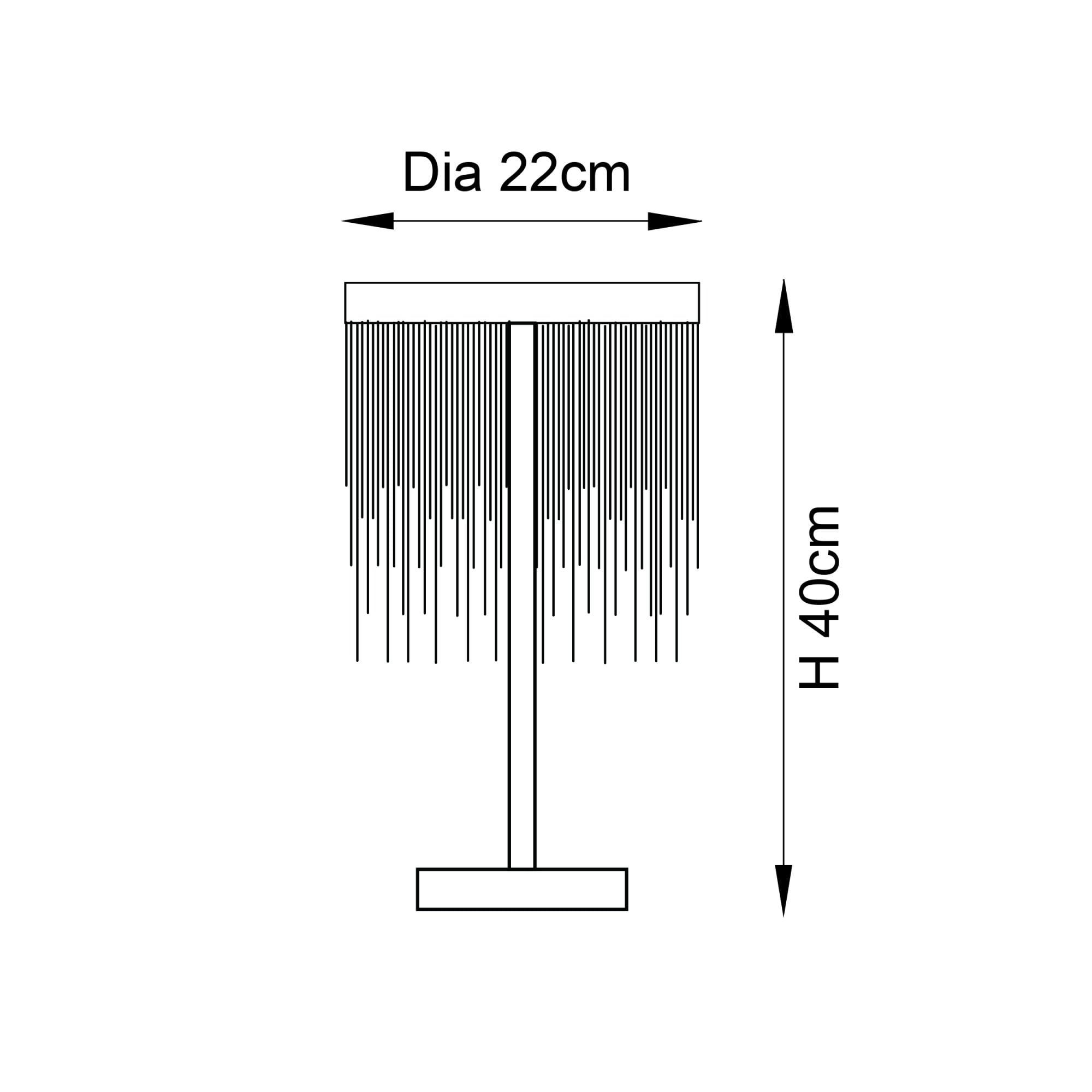 Endon Zelma Single Light Table Lamp -  Brushed Copper Plate & Copper