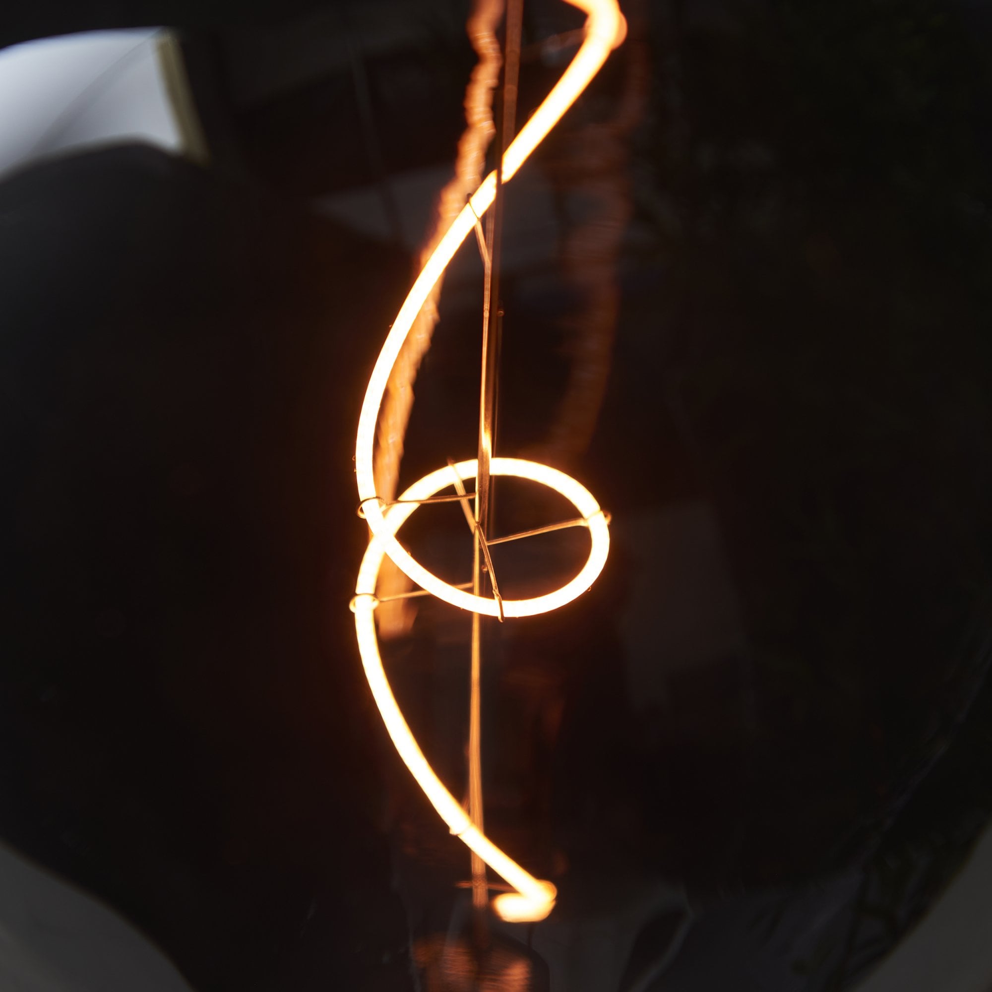 Endon Wisp E27 LED 4W Filament Bulb - 1800K - Non-Dimmable - Smoked Glass