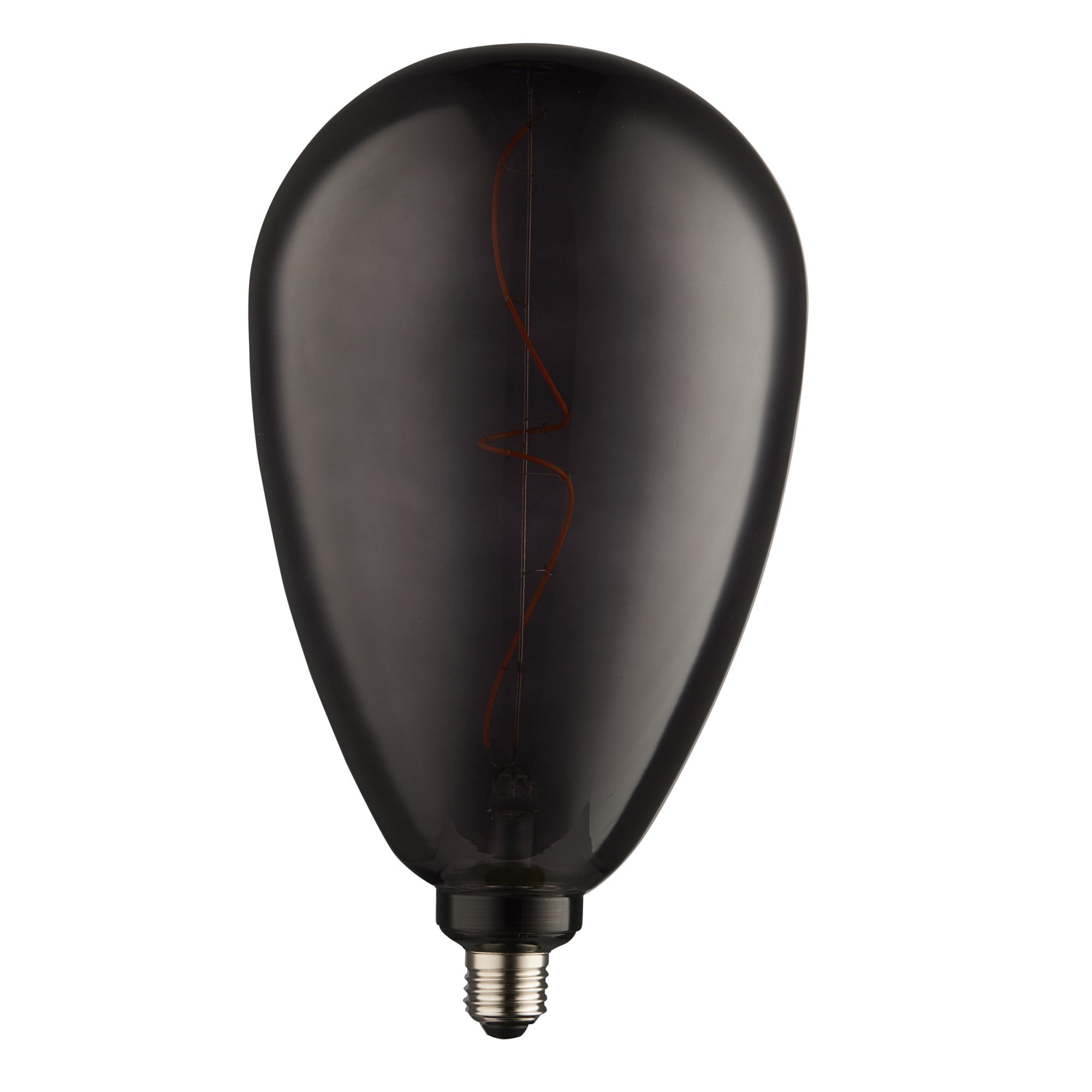 Endon Wisp E27 LED 4W Filament Bulb - 1800K - Non-Dimmable - Smoked Glass