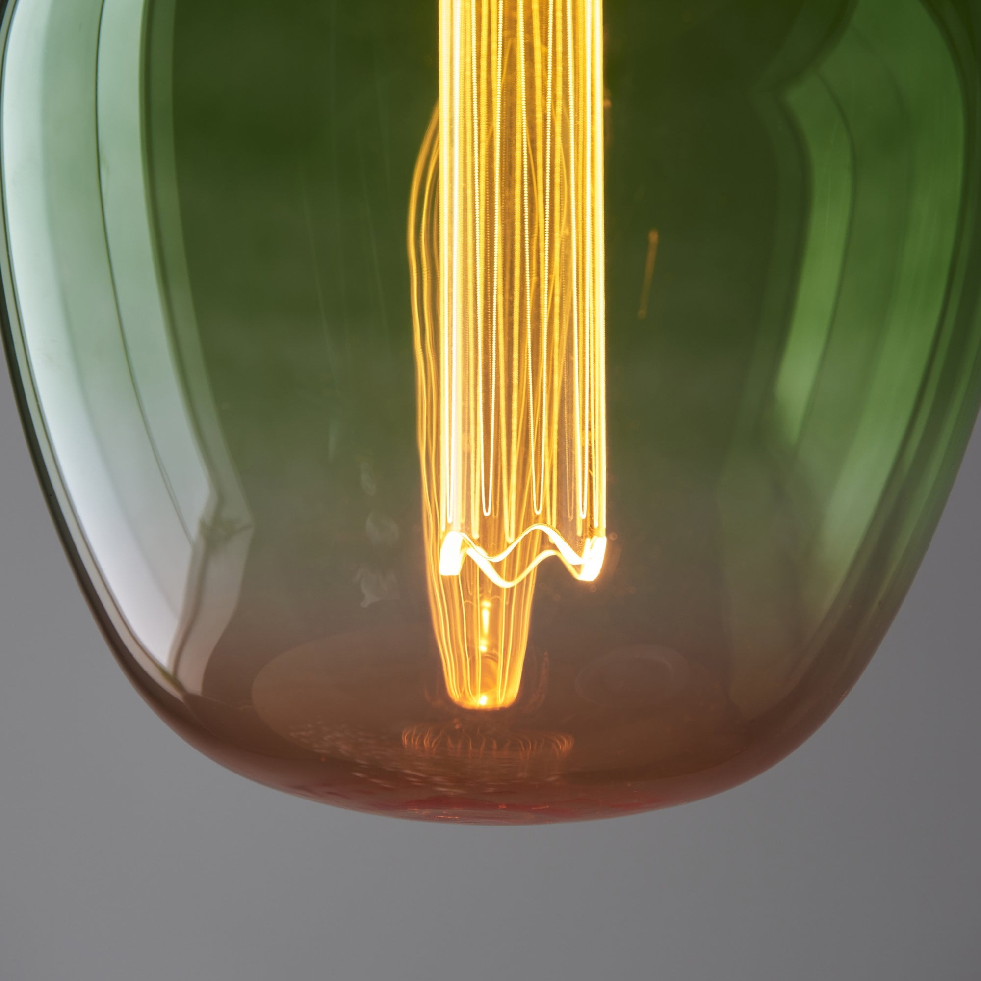 Endon Roves E27 LED 2.8W Anti Glare - 1800K - Non-Dimmable - Green to Pink Ombre