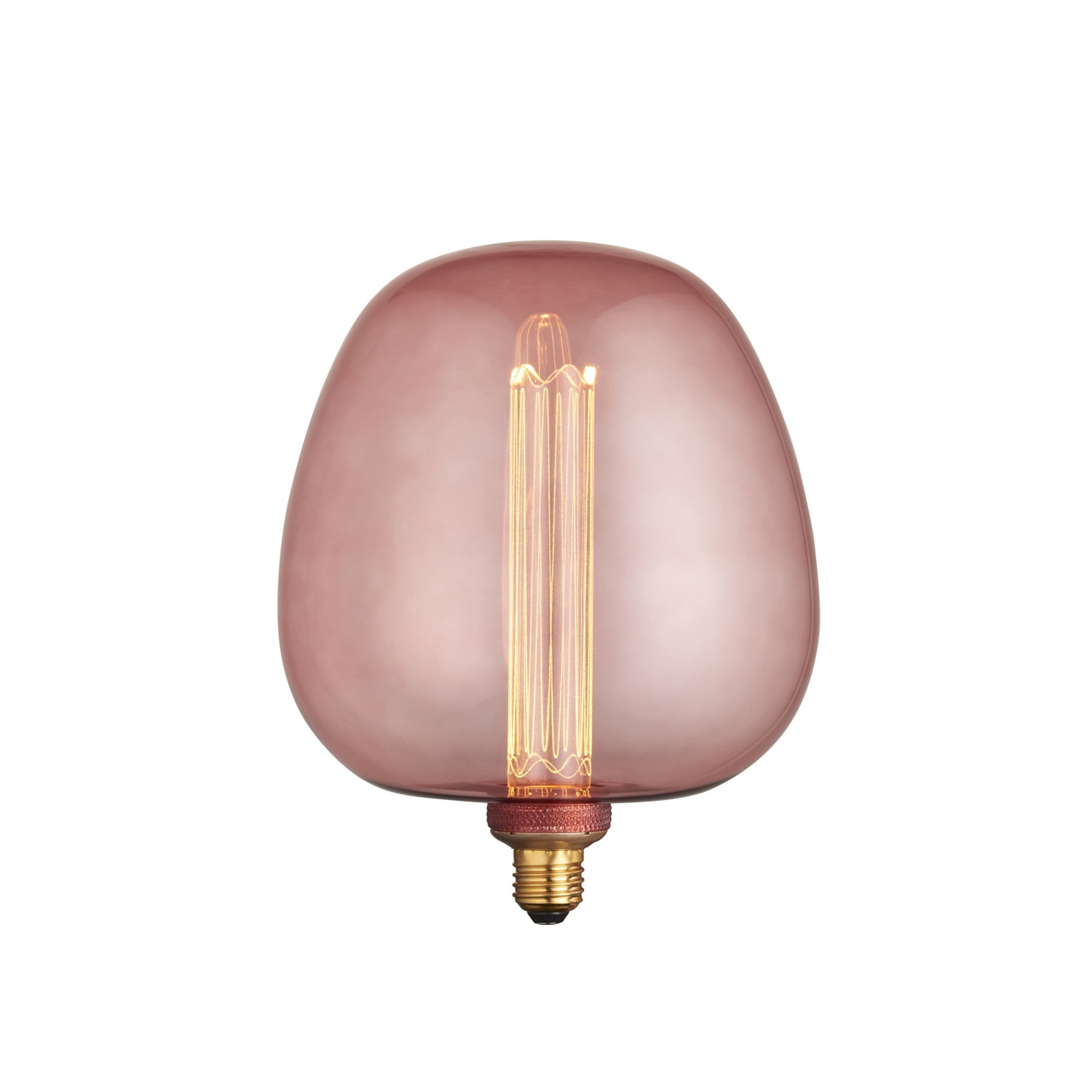 Endon Roves E27 LED 2.8W Anti Glare - 1800K - Non-Dimmable - Pink Tinted