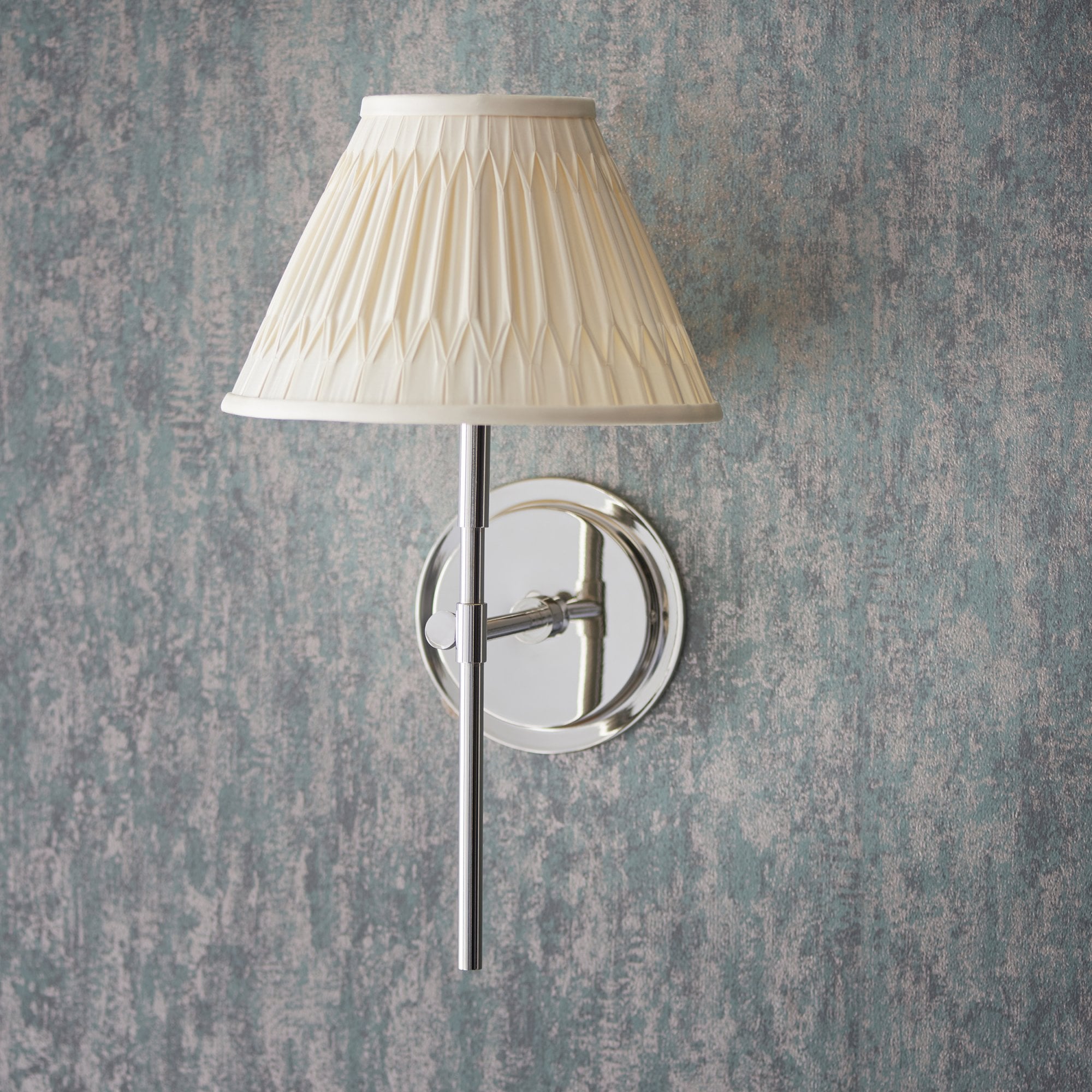Endon Rennes Single Light Wall - Polished Nickel (No Shade)