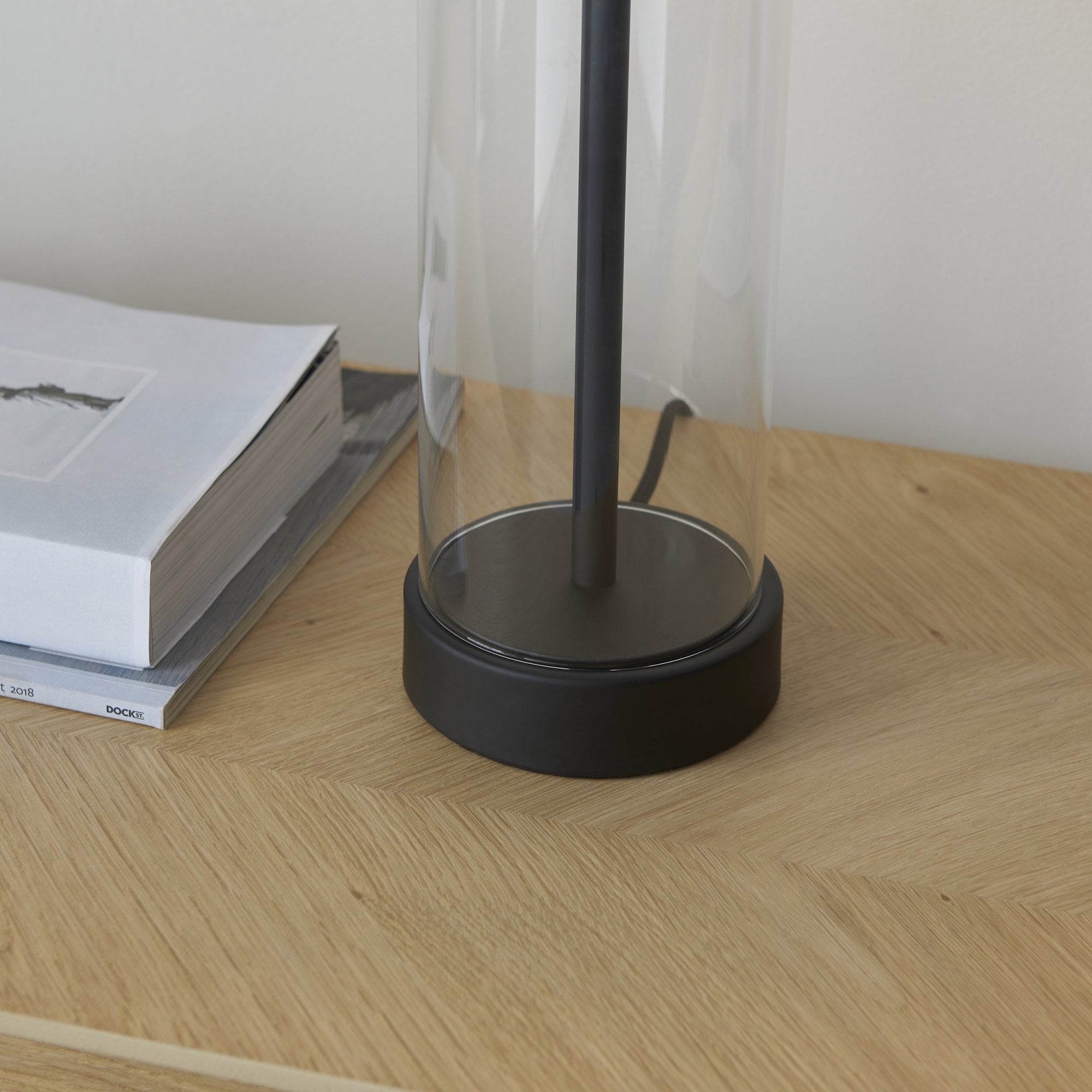 Endon Lessina Touch Table Lamp - Matt Black